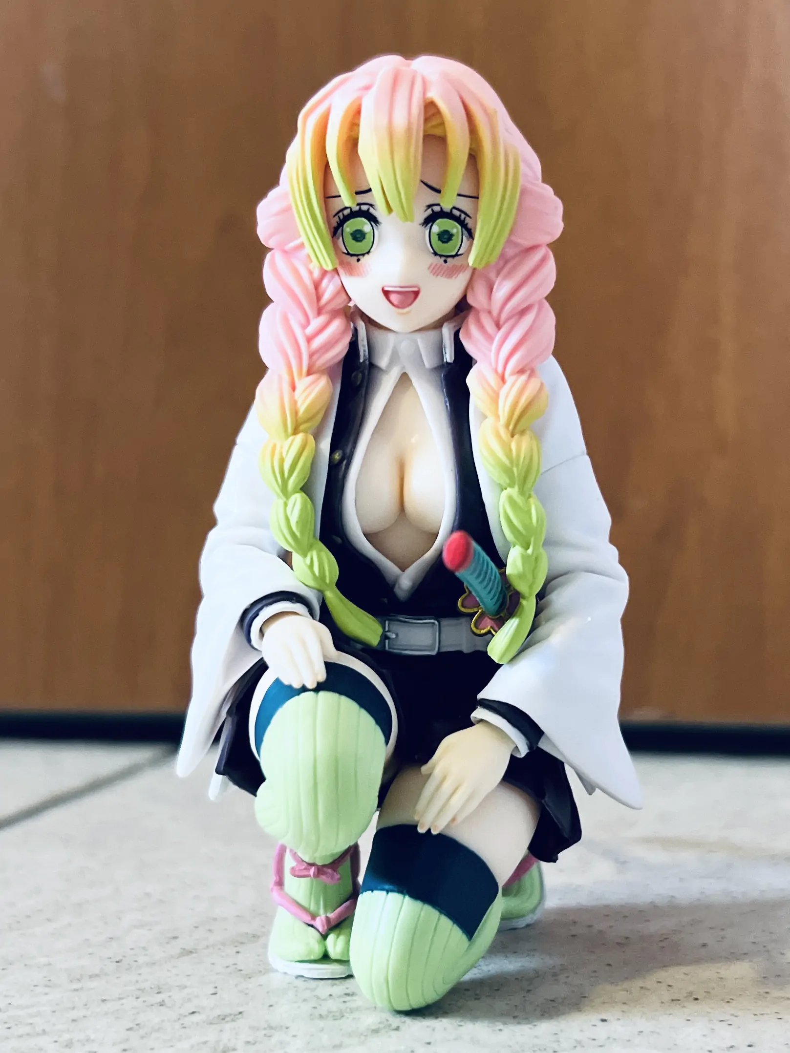 Demon Slayer: Kimetsu no Yaiba PM Perching PVC Statue Mitsuri Kanroji Hashira Meeting (re-run) 11 cm Produktfoto