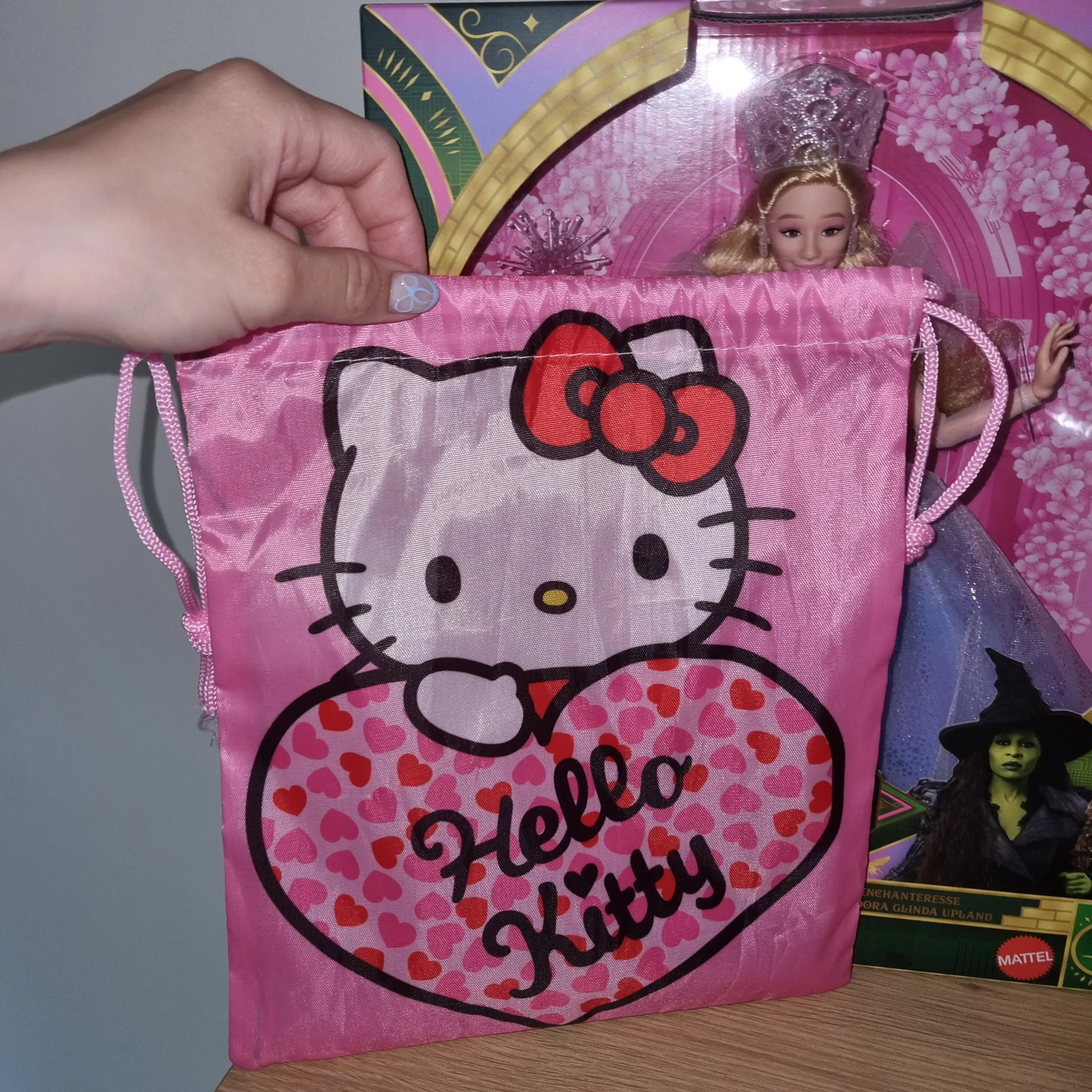 Hello Kitty Herz Lunchtasche 26,5 cm Produktfoto