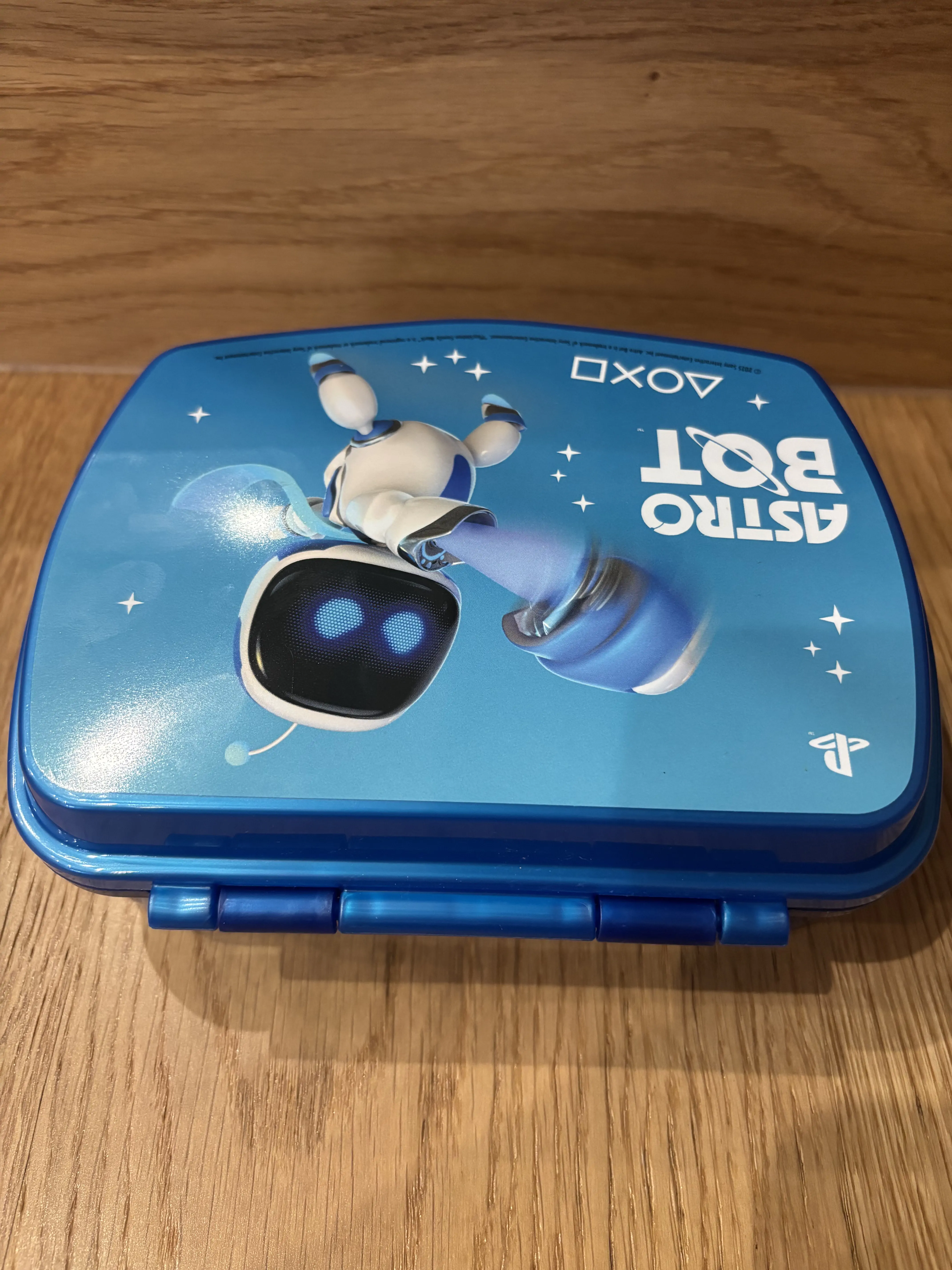 Playstation Astro Bot lustige Plastik Brotdose Produktfoto