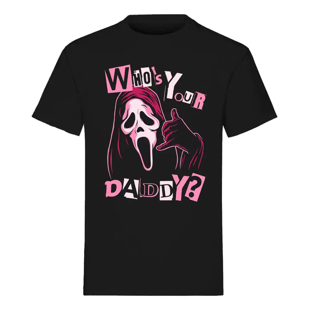 Scream T-Shirt Ghost Face Who's Your Daddy Produktfoto