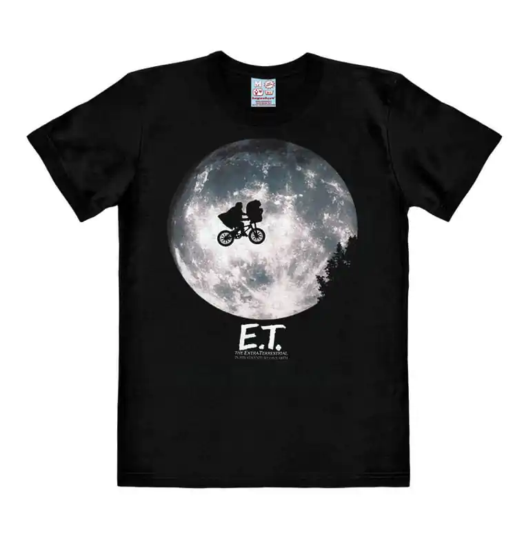 E.T. The Extra-Terrestrial Einfach Passendes T-Shirt Mond Produktfoto