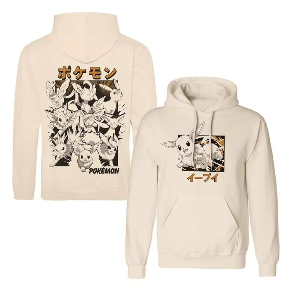 Pokémon Kapuzenpullover Eevee Evolutions Katakana Produktfoto