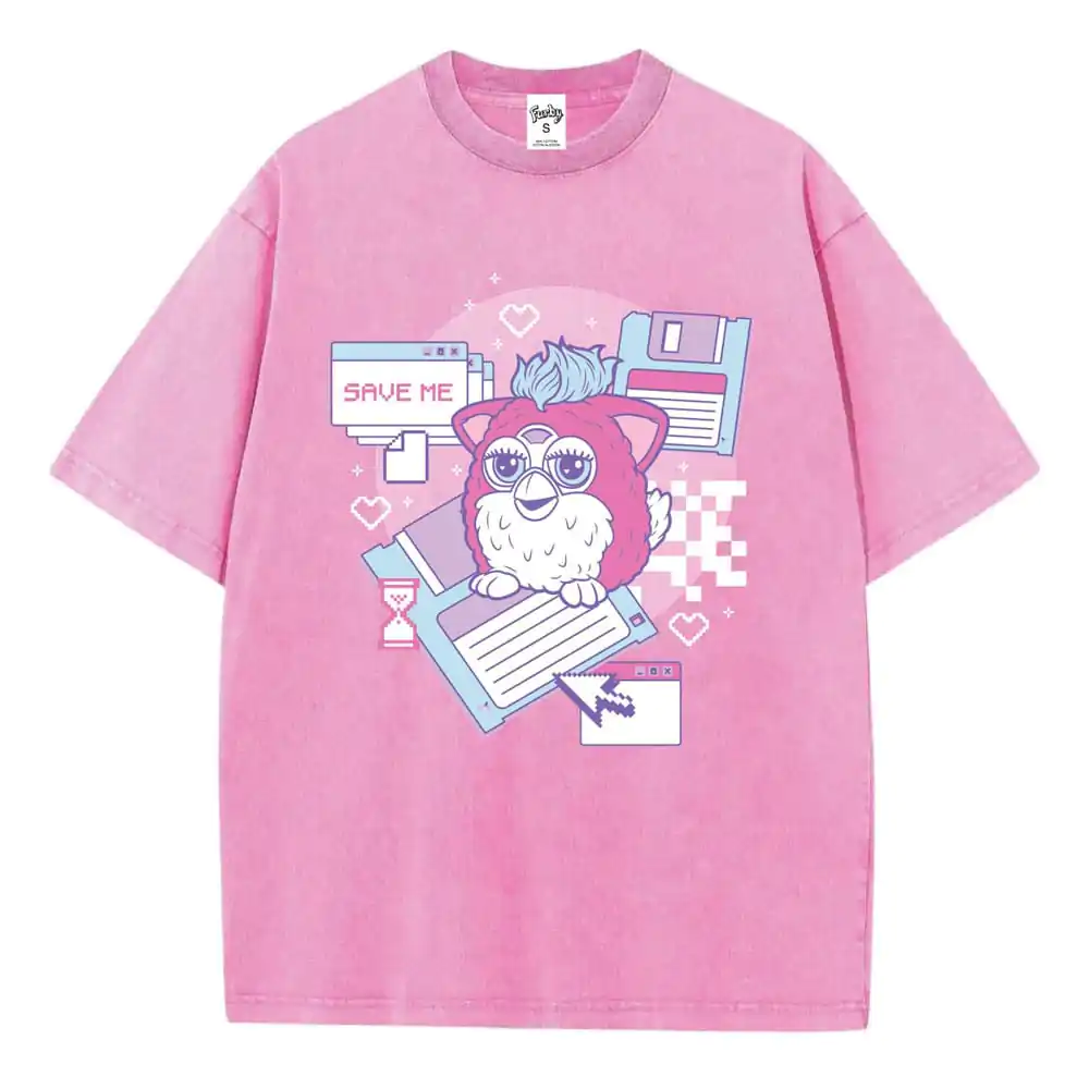 Furby T-Shirt Save Me Snow Washed Produktfoto