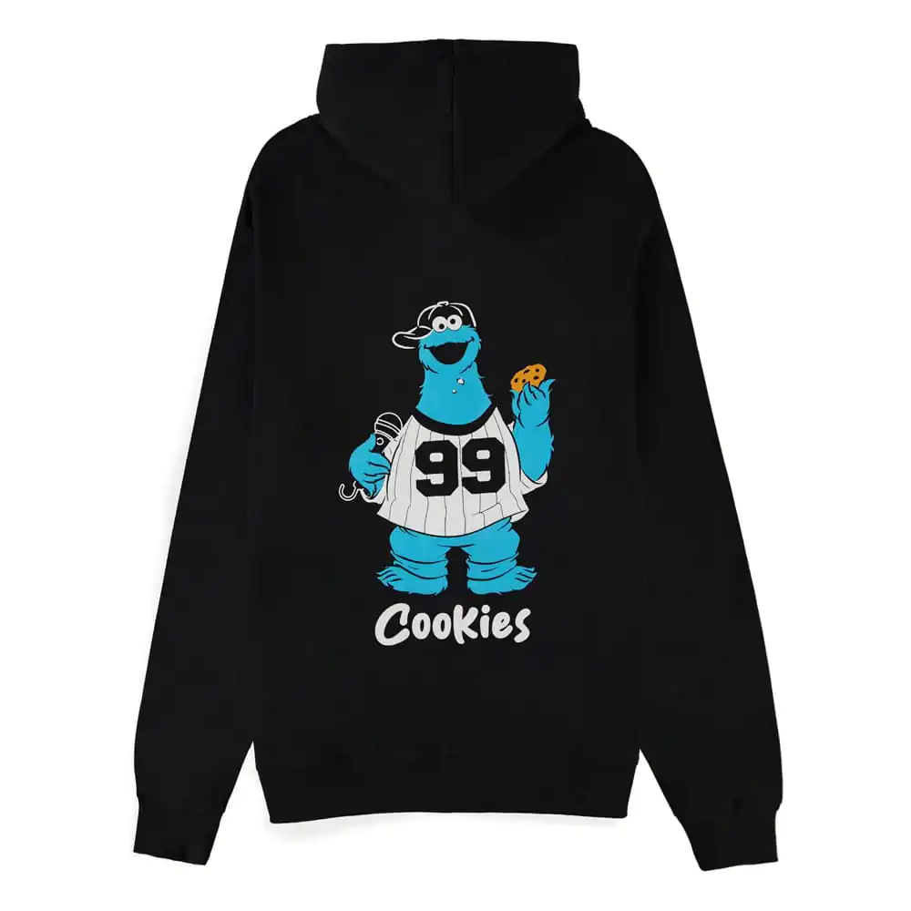 Sesame Street Cookie Monster 99 Kekse Kapuzenpullover mit Reißverschluss Produktfoto