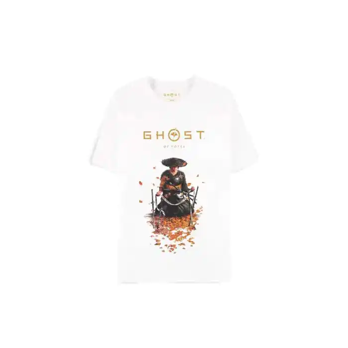 Ghost of Yotei T-Shirt Samurai Weiß Produktfoto