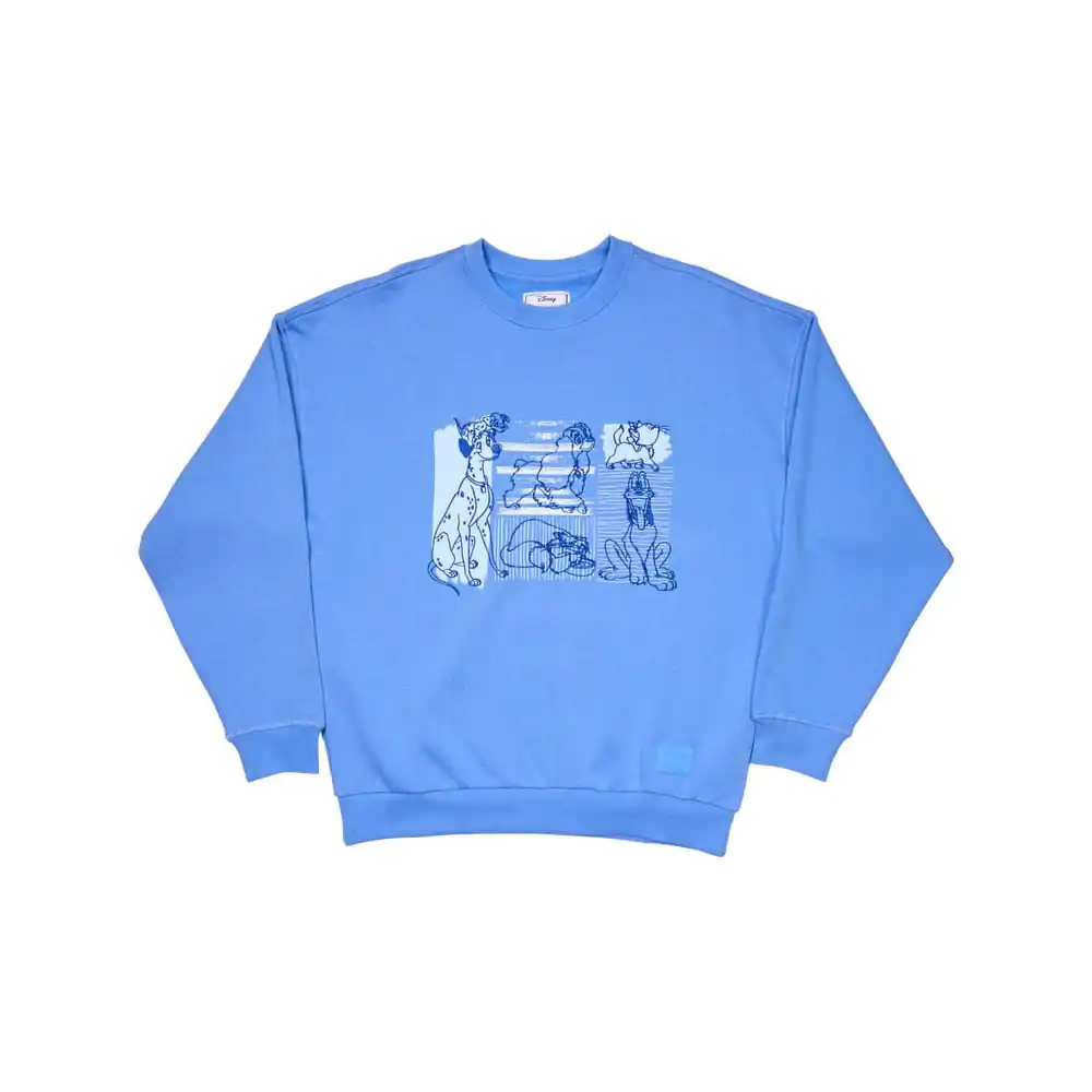 Disney Unisex Oversized Crewneck Sweatshirt "Dogs & Cats" Sweatshirt Produktfoto