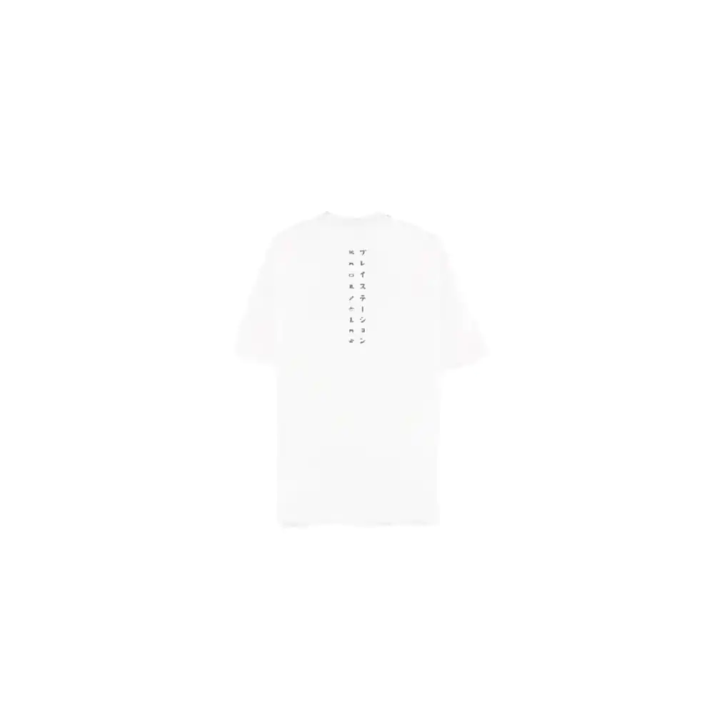 PlayStation T-Shirt Logo White Loose Fit Produktfoto