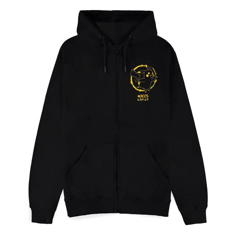 Pokémon Pikachu Thunderstrike Kapuzenpullover mit Reißverschluss Produktfoto