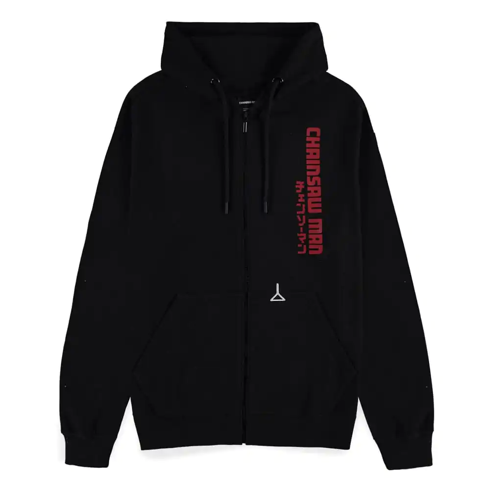 Chainsaw Man Reißverschluss Kapuzenpullover Chainsaw Devil Produktfoto