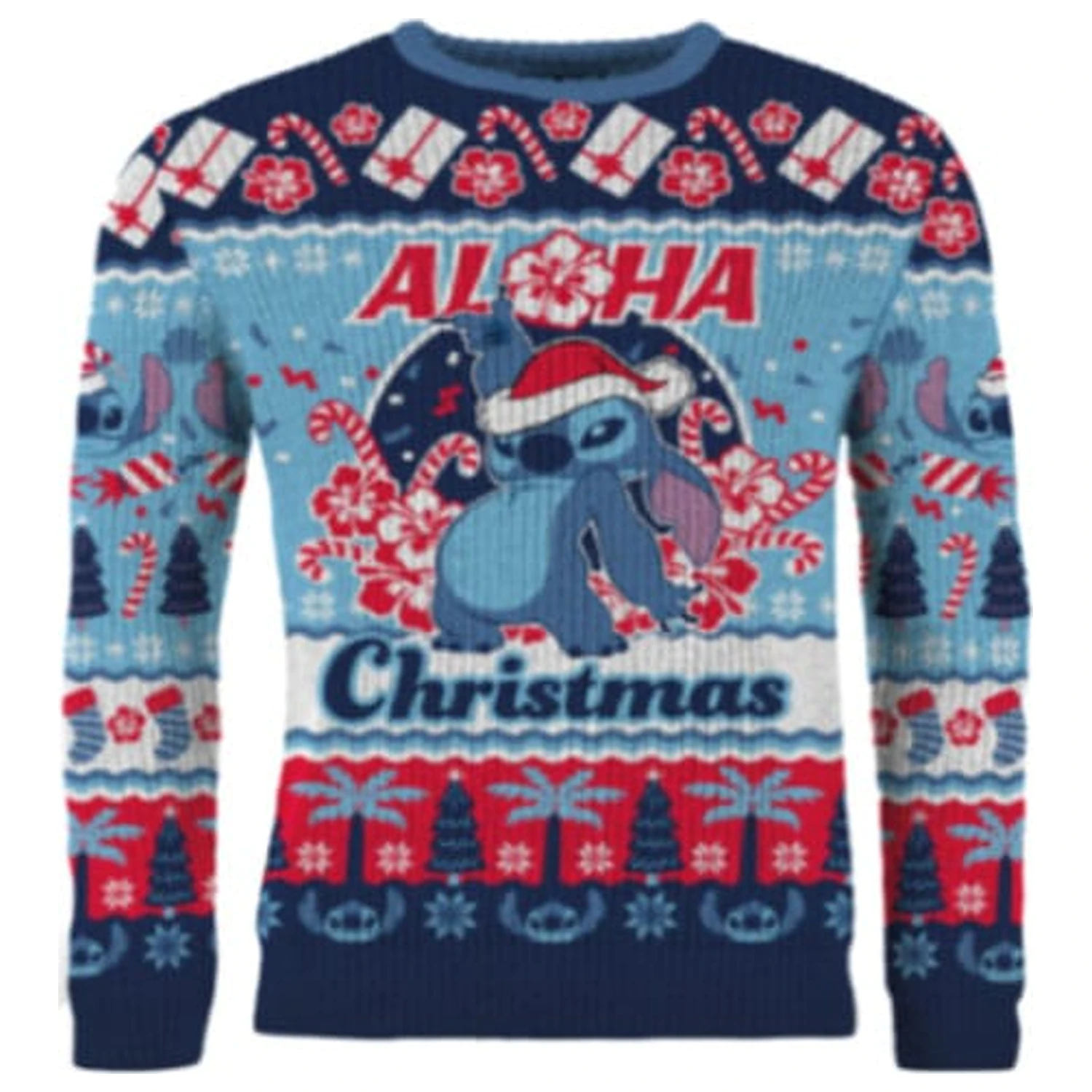 Lilo & Stitch Weihnachtspullover Stitch Aloha Christmas  Produktfoto