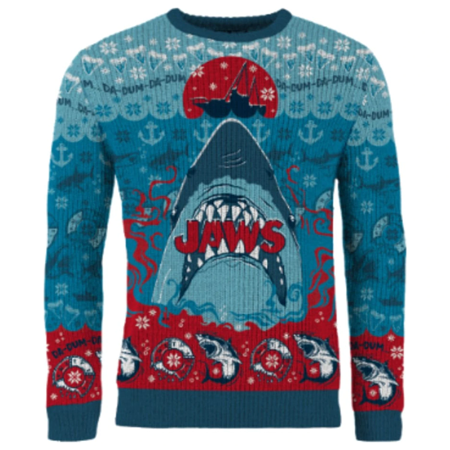 Jaws Weihnachtspullover Jaws Produktfoto
