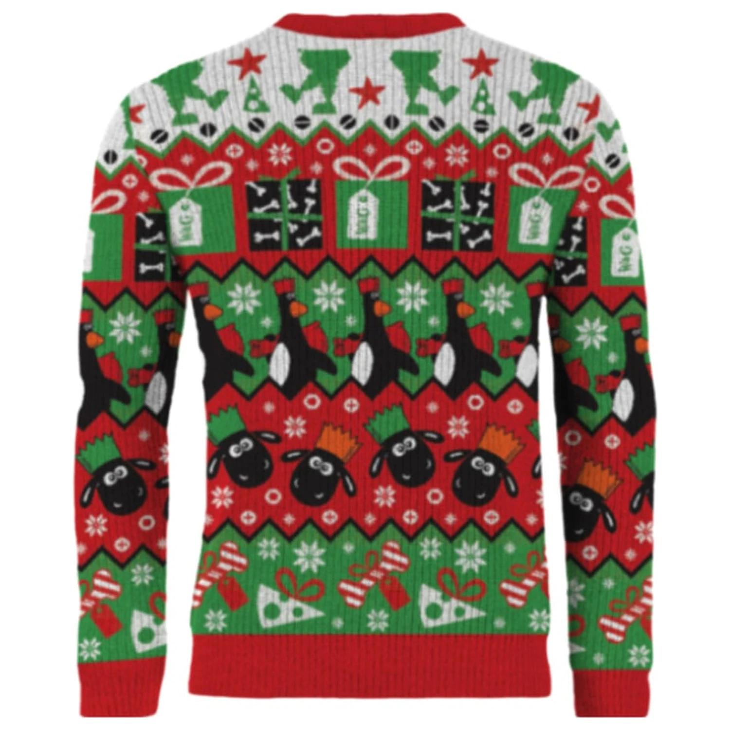 Wallace & Gromit Weihnachts Pullover Cracking Christmas Old Chum! Produktfoto