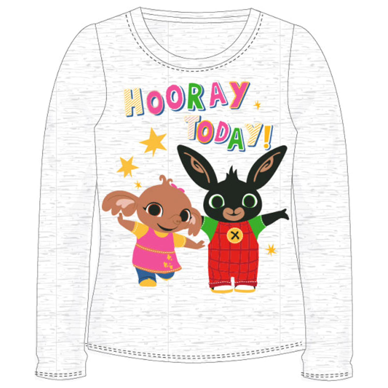 Bing Hooray Grey Kinder Langarm-T-Shirt Produktfoto