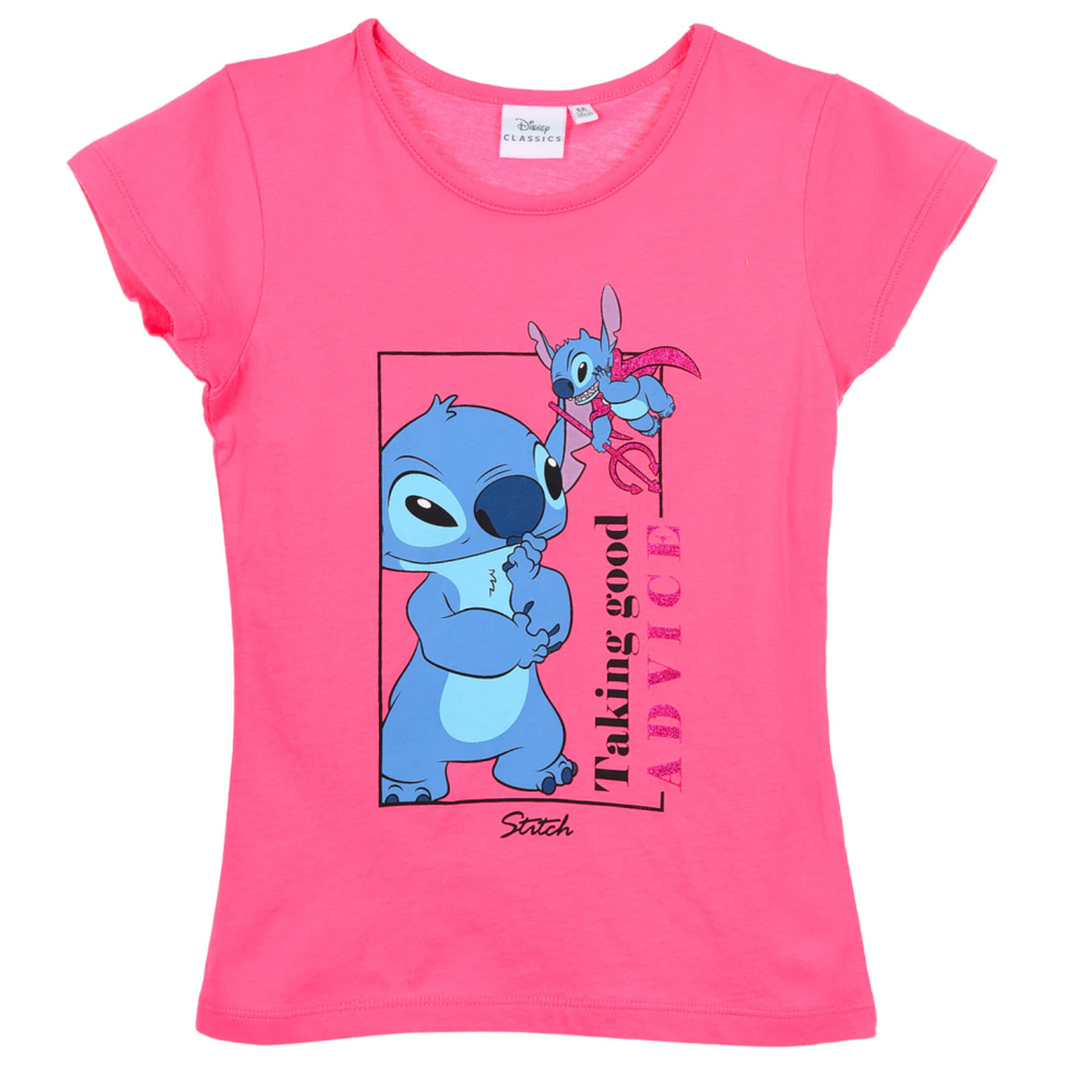Stitch Advice Kinder Kurzarm T-Shirt, Oberteil für Altersgruppen Produktfoto