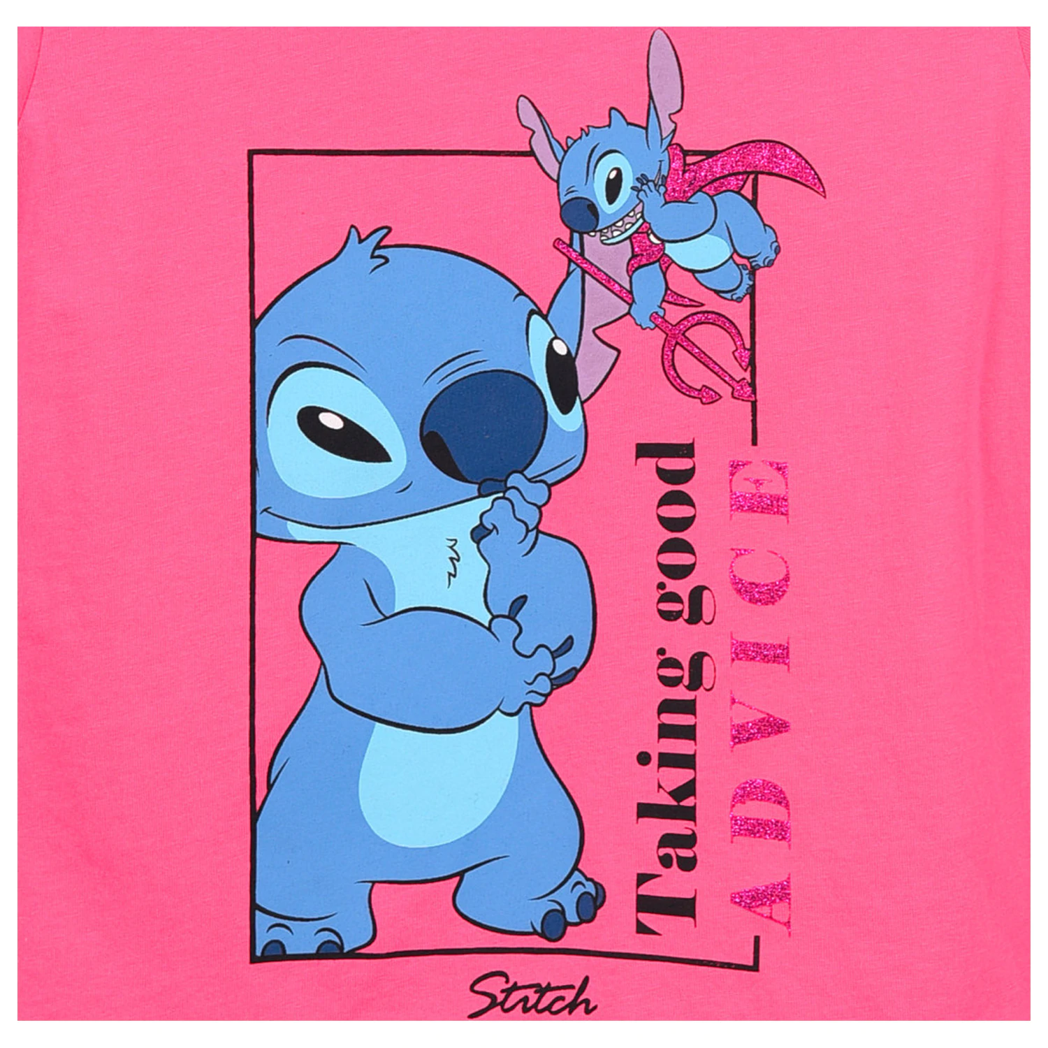 Stitch Advice Kinder Kurzarm T-Shirt, Oberteil für Altersgruppen Produktfoto