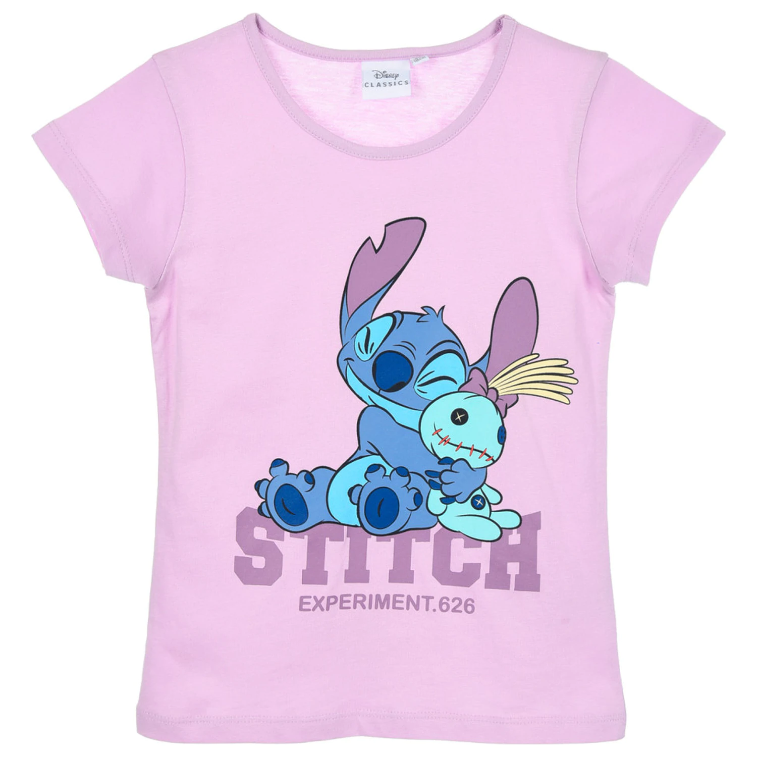 Stitch Experiment Kinder Kurzarm T-Shirt, Oberteil Produktfoto