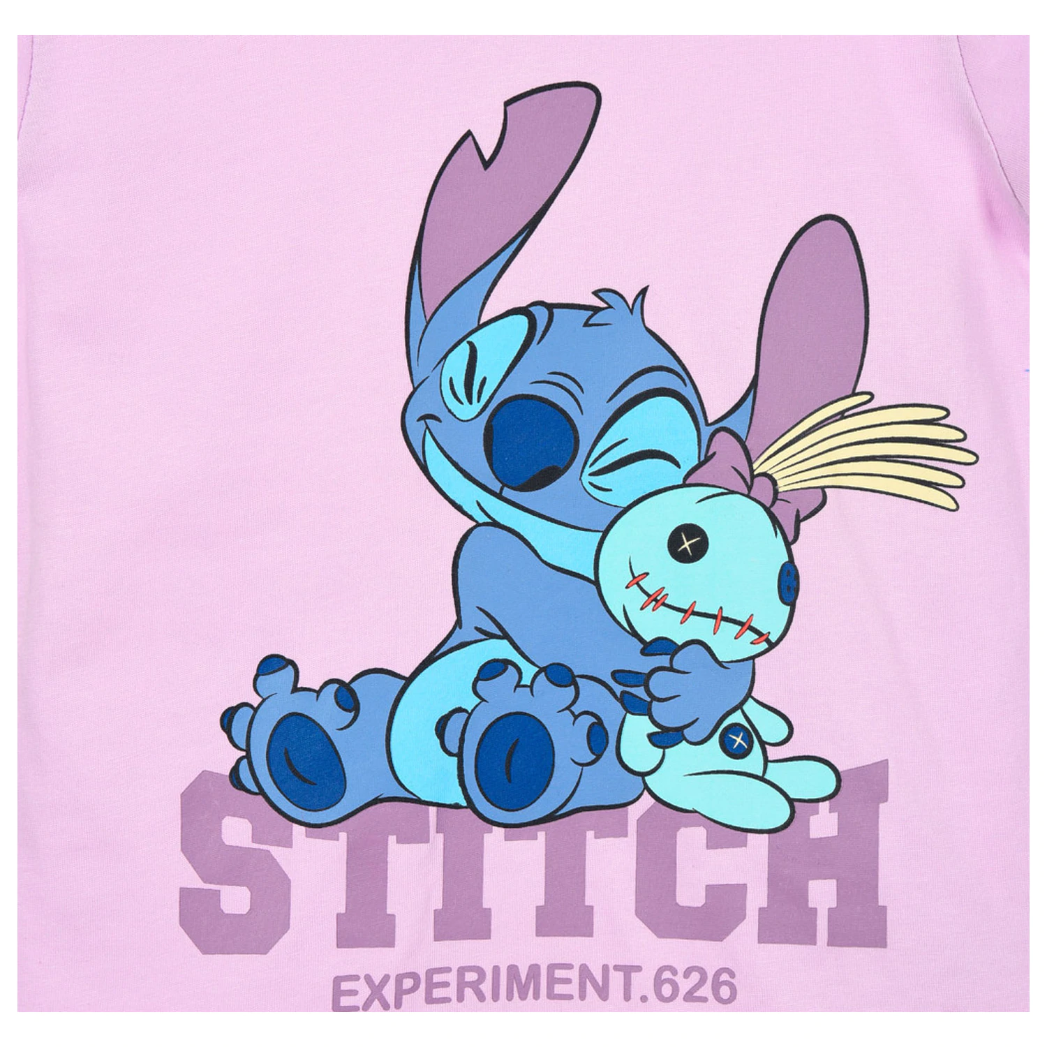 Stitch Experiment Kinder Kurzarm T-Shirt, Oberteil Produktfoto