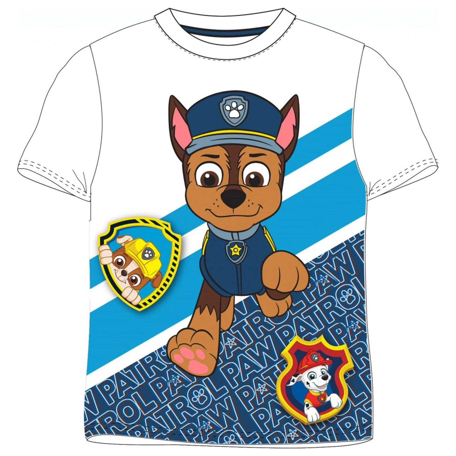 Paw Patrol Surefooted Kinder Kurzarm T-Shirt, Oberteil Produktfoto
