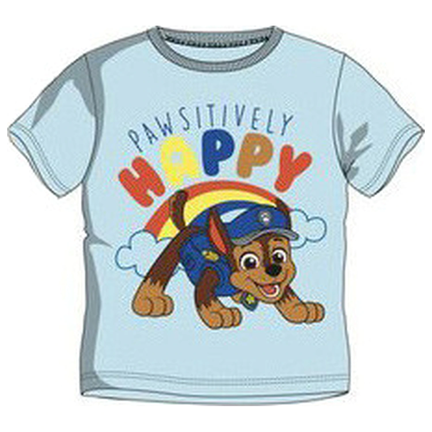 PAW Patrol Happy Kids Kurzarm T-Shirt Oberteil Produktfoto