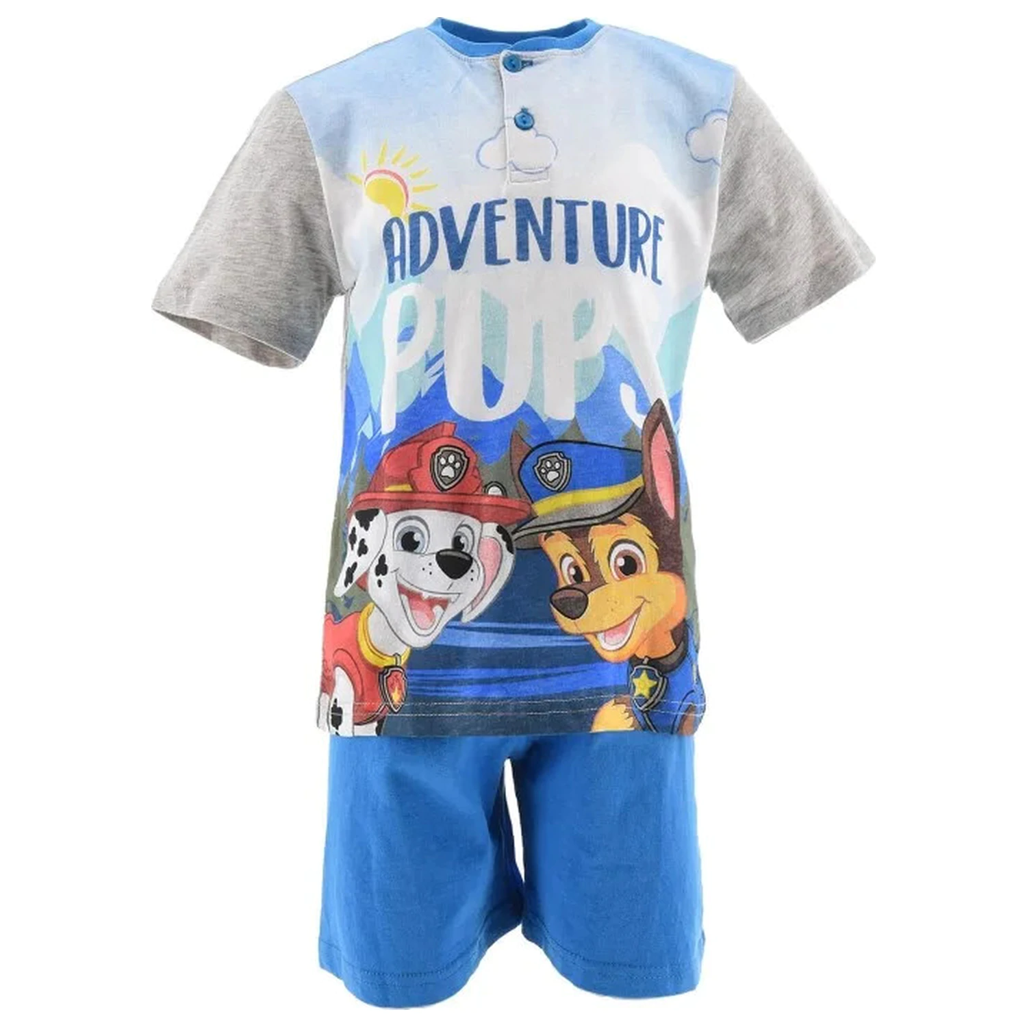 Paw Patrol Adventure Pups Kinder kurzer Pyjama Produktfoto