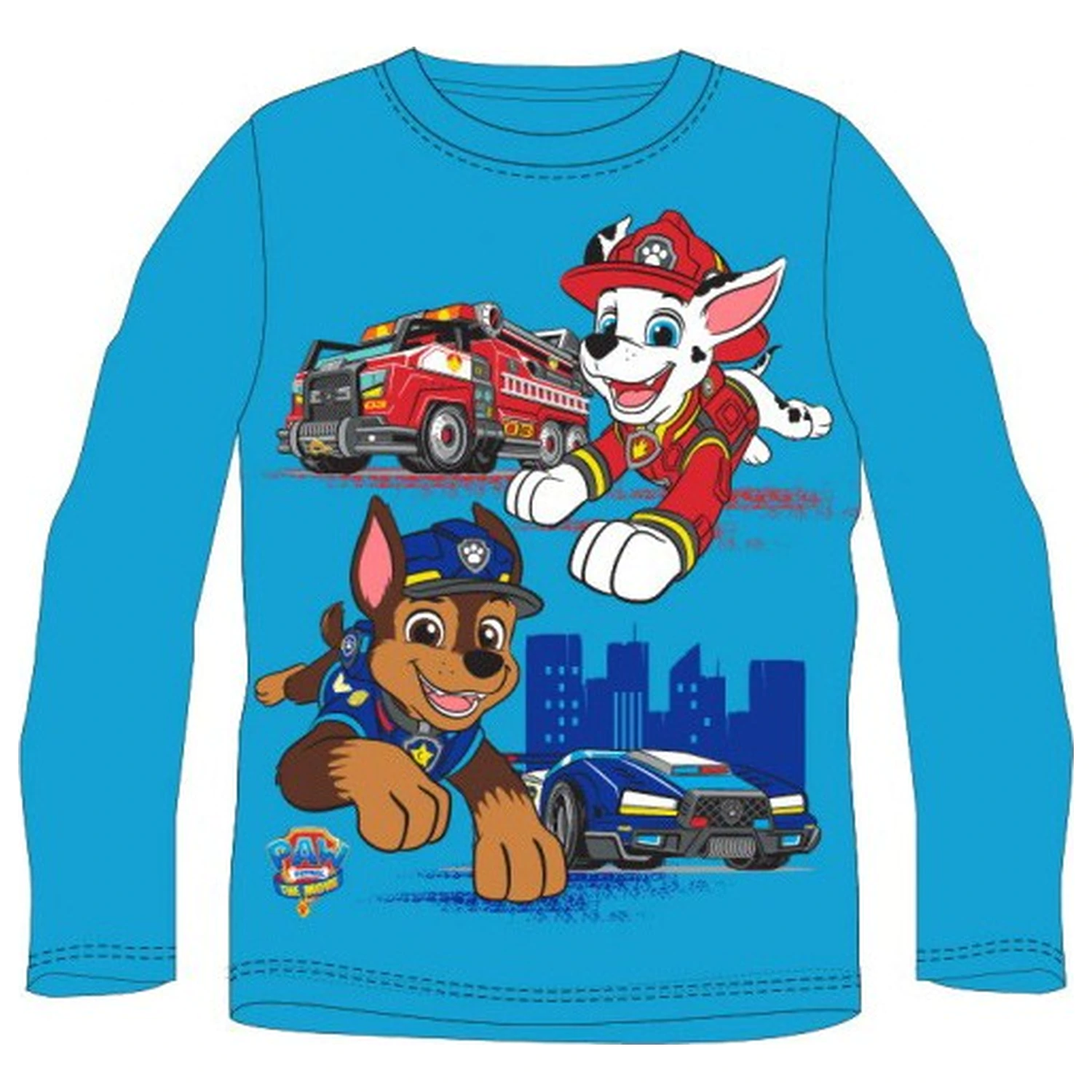 PAW Patrol City Saviors blau Kinder Langarm T-Shirt, Oberteil Produktfoto