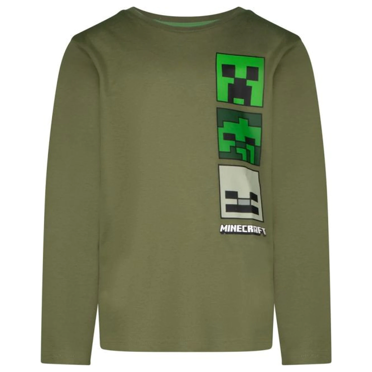 Minecraft Blocky Kinder Langarm T-Shirt, Oberteil Produktfoto