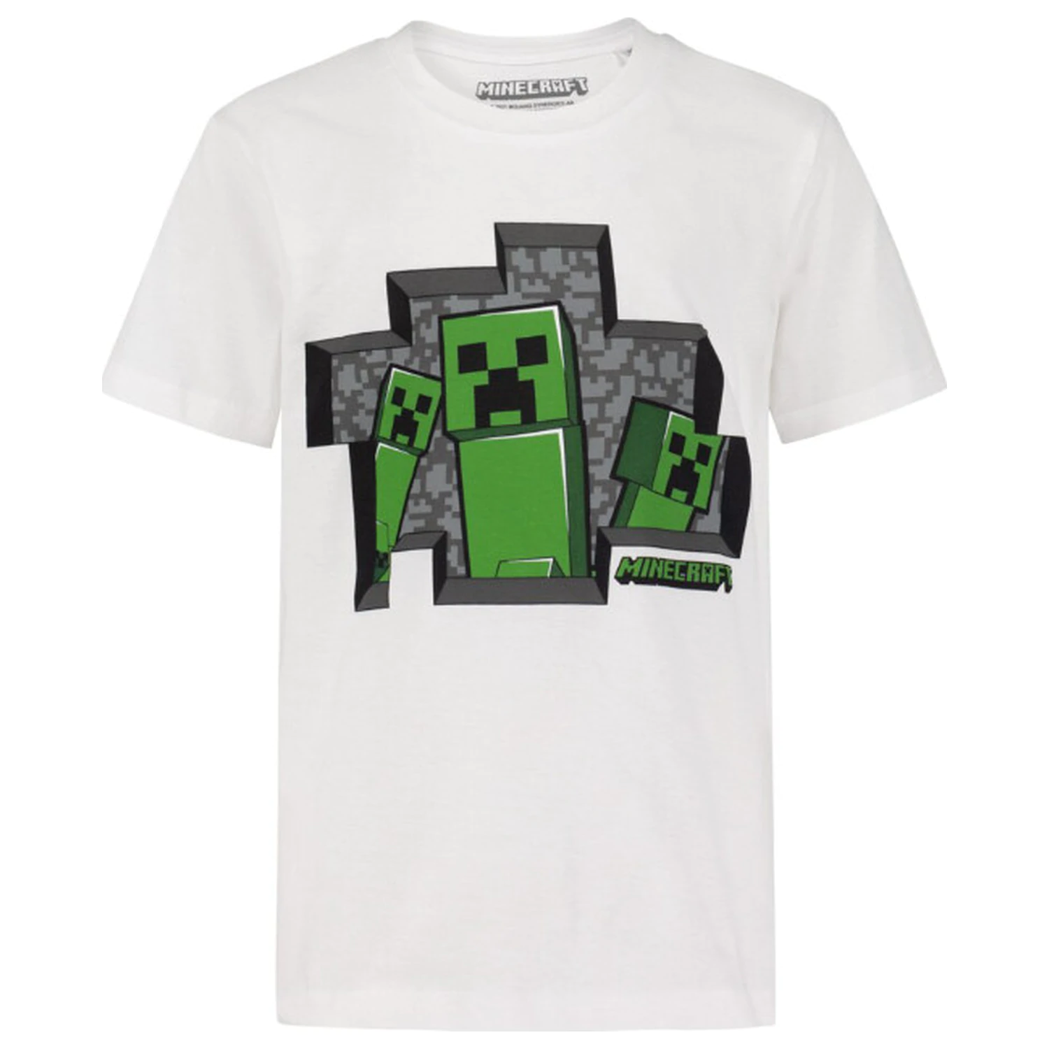 Minecraft Tunnel Trouble Kinder kurzer Pyjama Produktfoto