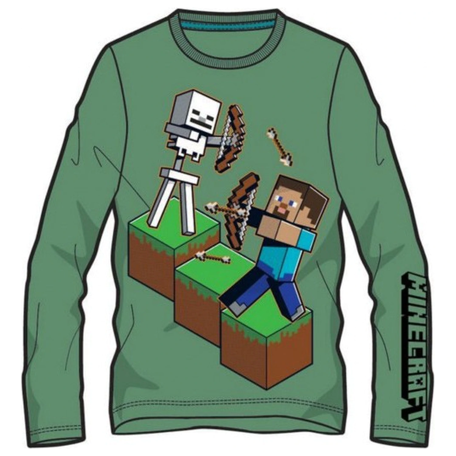 Minecraft Arrow Kids langärmliges T-shirt, Oberteil Produktfoto