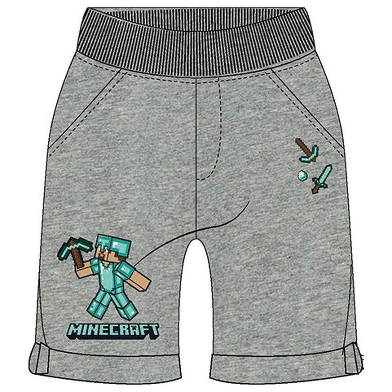 Minecraft Battlewear Kinder Shorts Produktfoto