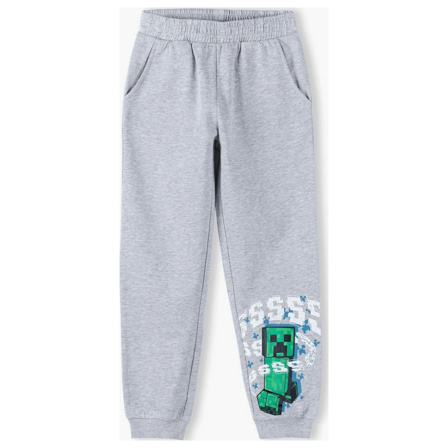 Minecraft Grey Kinder lange Hose, Jogginghose Produktfoto