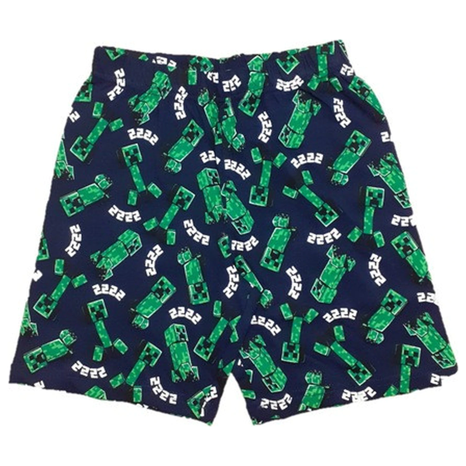 Minecraft Creeper Dreams Kinder kurze Schlafanzug Produktfoto