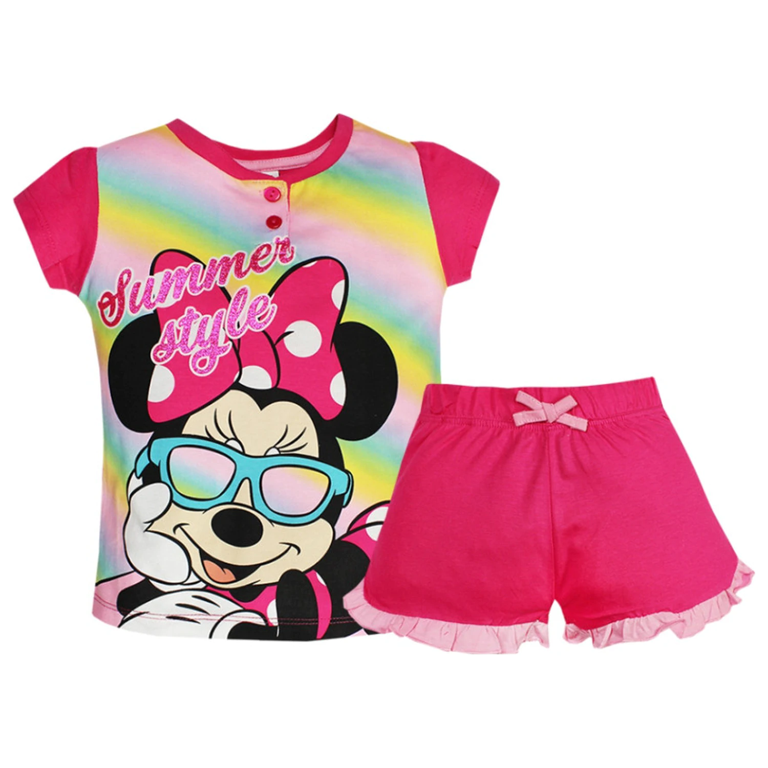 Disney Minnie Style Kinder kurze Pyjamas Produktfoto