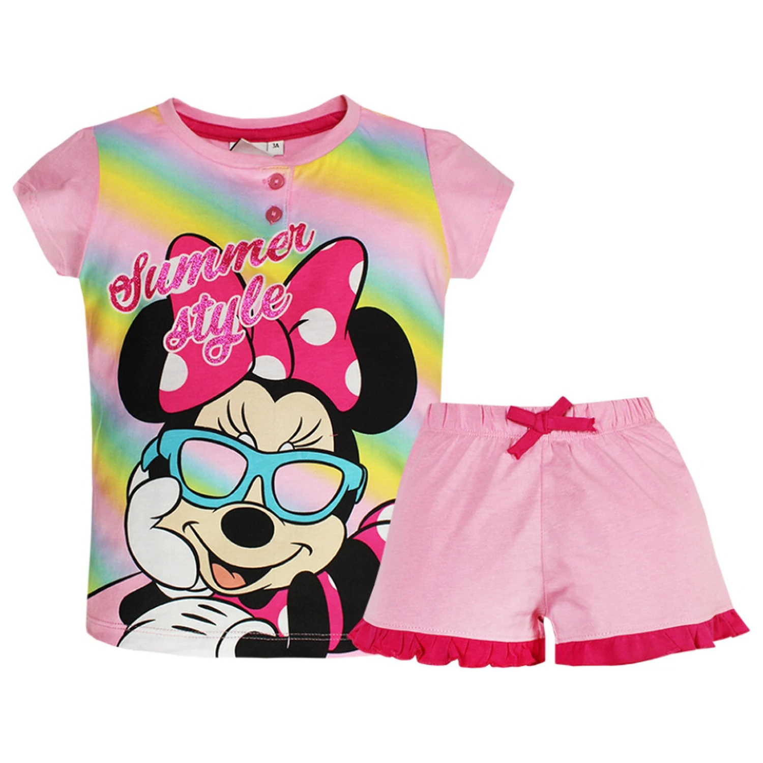 Disney Minnie Style Light Kinder kurze Schlafanzüge Produktfoto