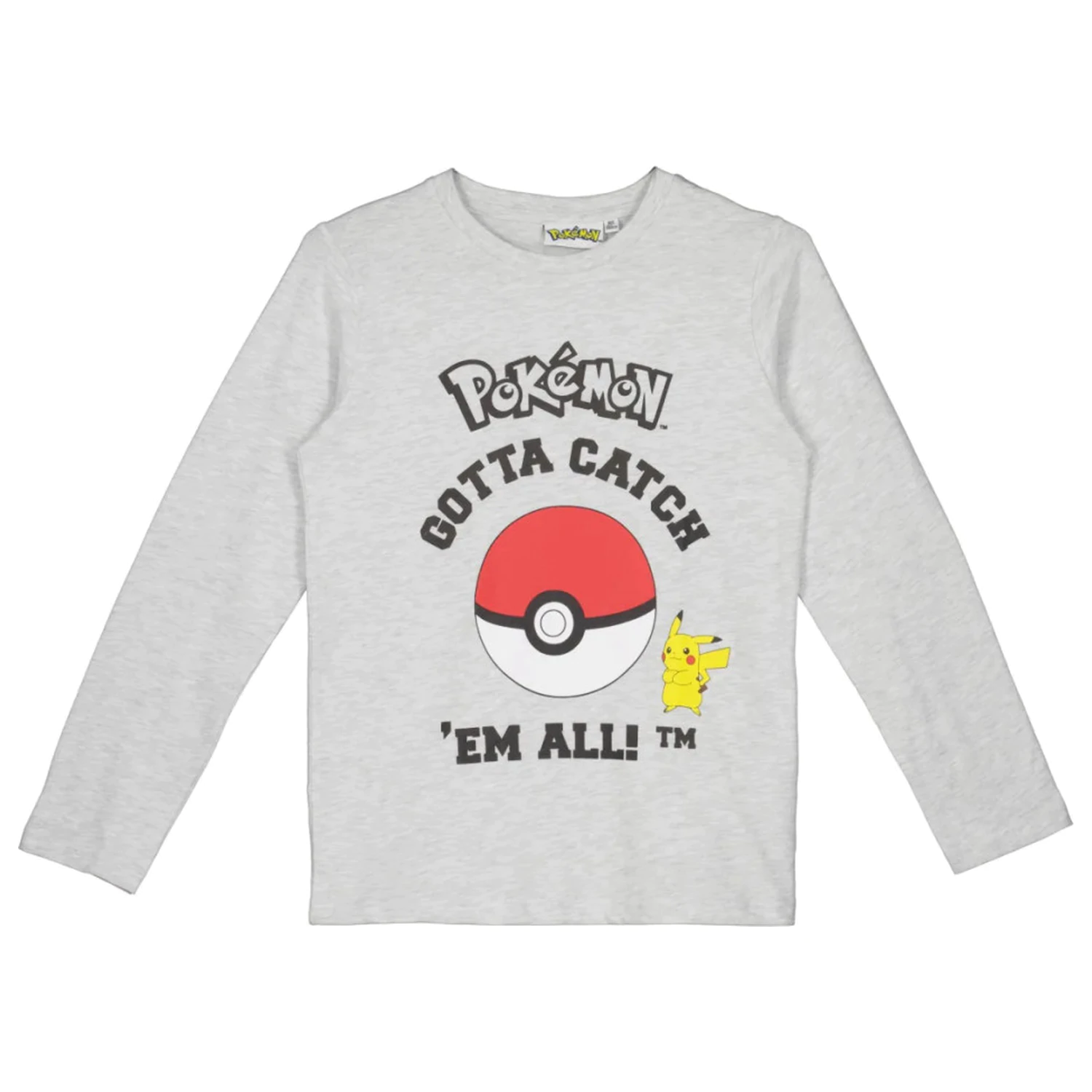 Pokémon Catch Kinder Langarm T-Shirt, Oberteil Produktfoto