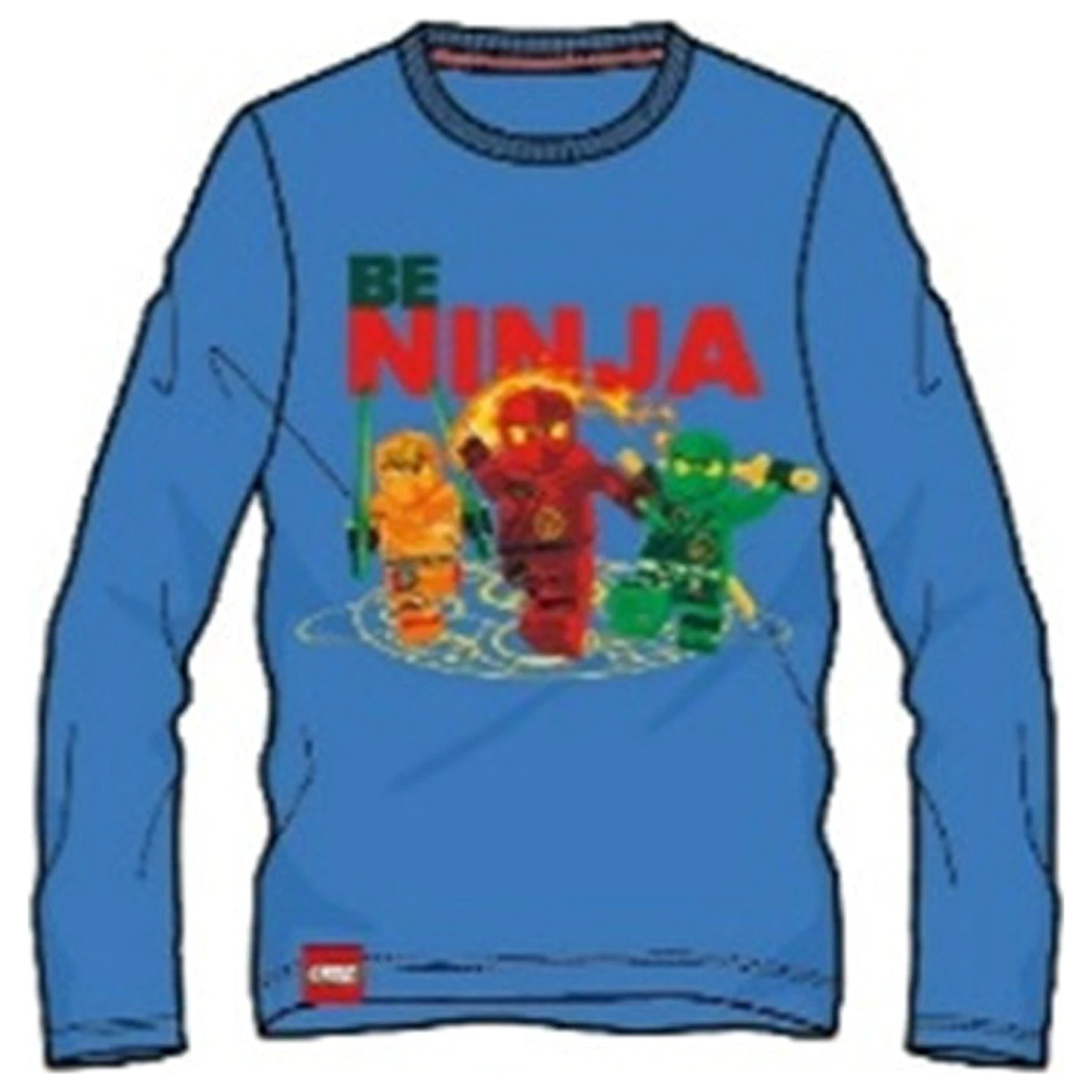 Lego Ninjago Be Ninja Blau Kinder Langarm T-shirt, Top Produktfoto
