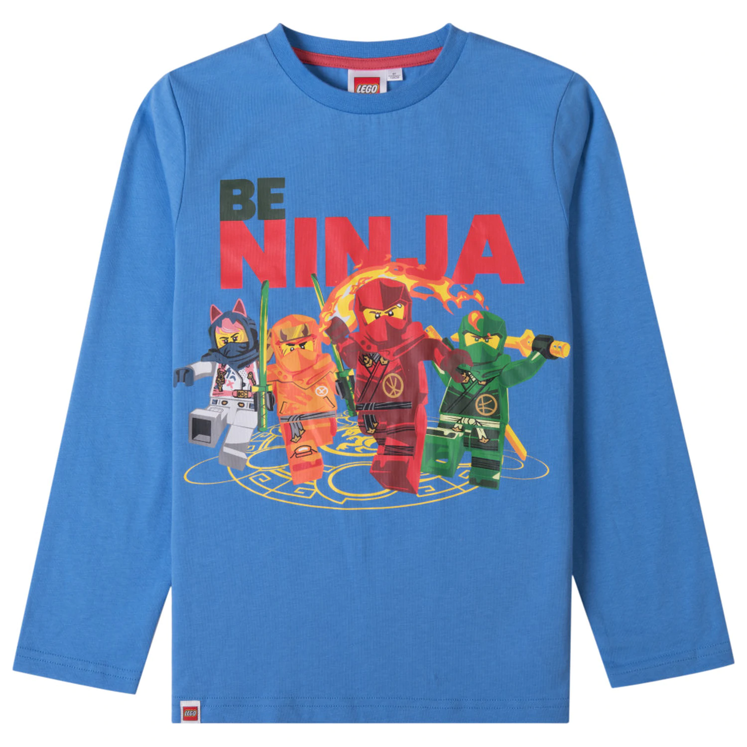 Lego Ninjago Be Ninja Blau Kinder Langarm T-shirt, Top Produktfoto