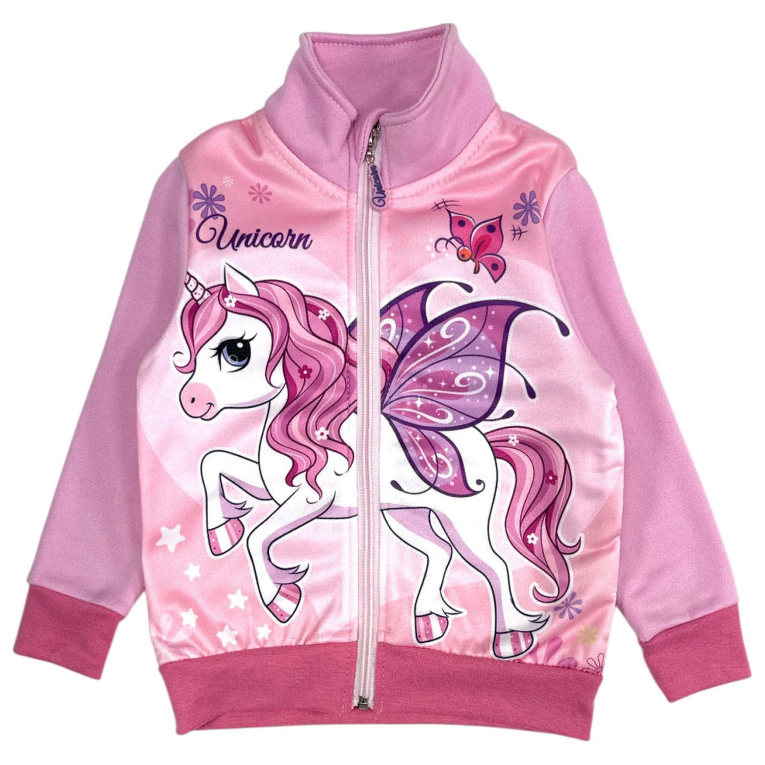 Unicorn Pink Kinder Trainingsanzug Set Produktfoto