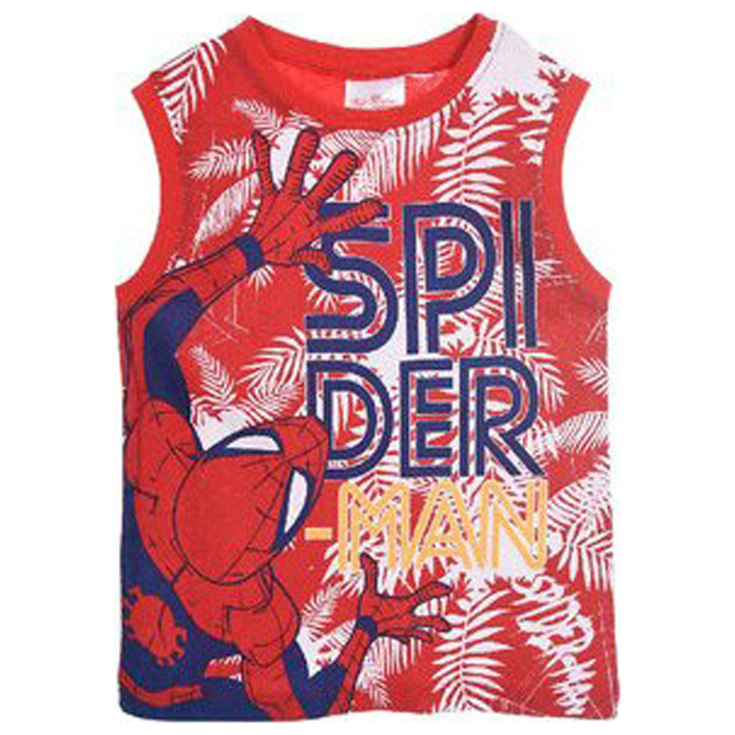 Spider-Man Leaf Red Kinder kurzärmeliges T-Shirt, Oberteil Produktfoto