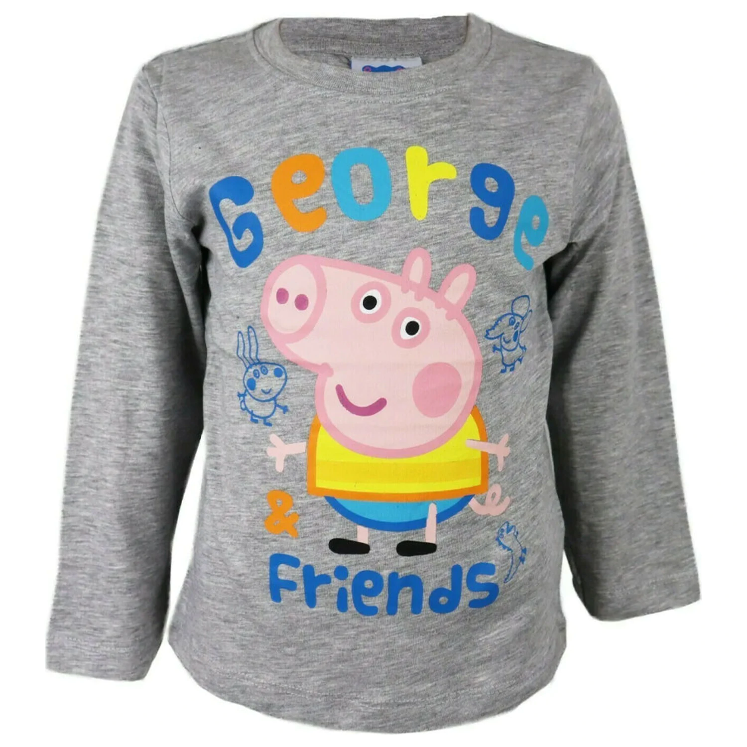 Peppa Pig George Kinder Langarm T-Shirt Oberteil Produktfoto