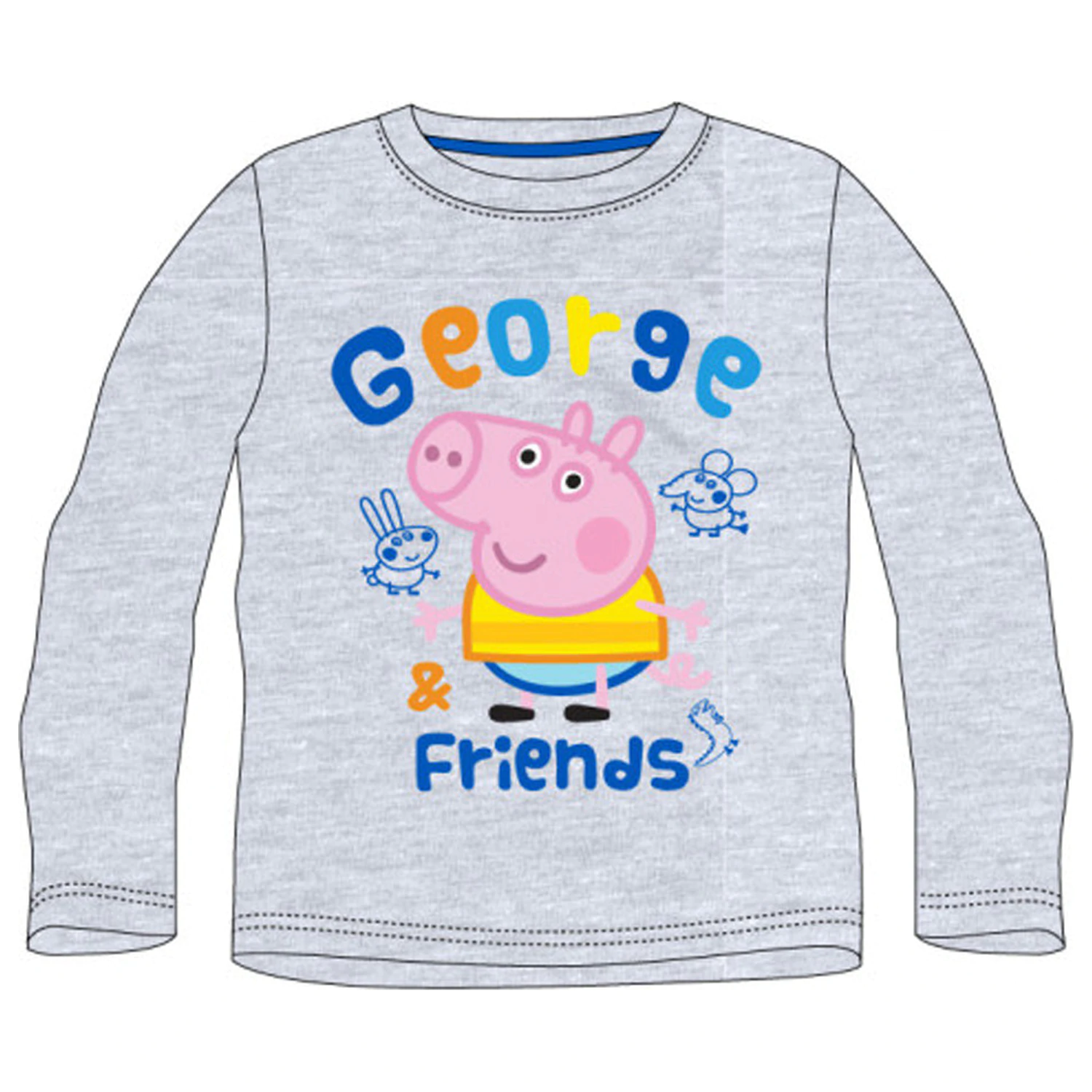 Peppa Pig George Kinder Langarm T-Shirt Oberteil Produktfoto