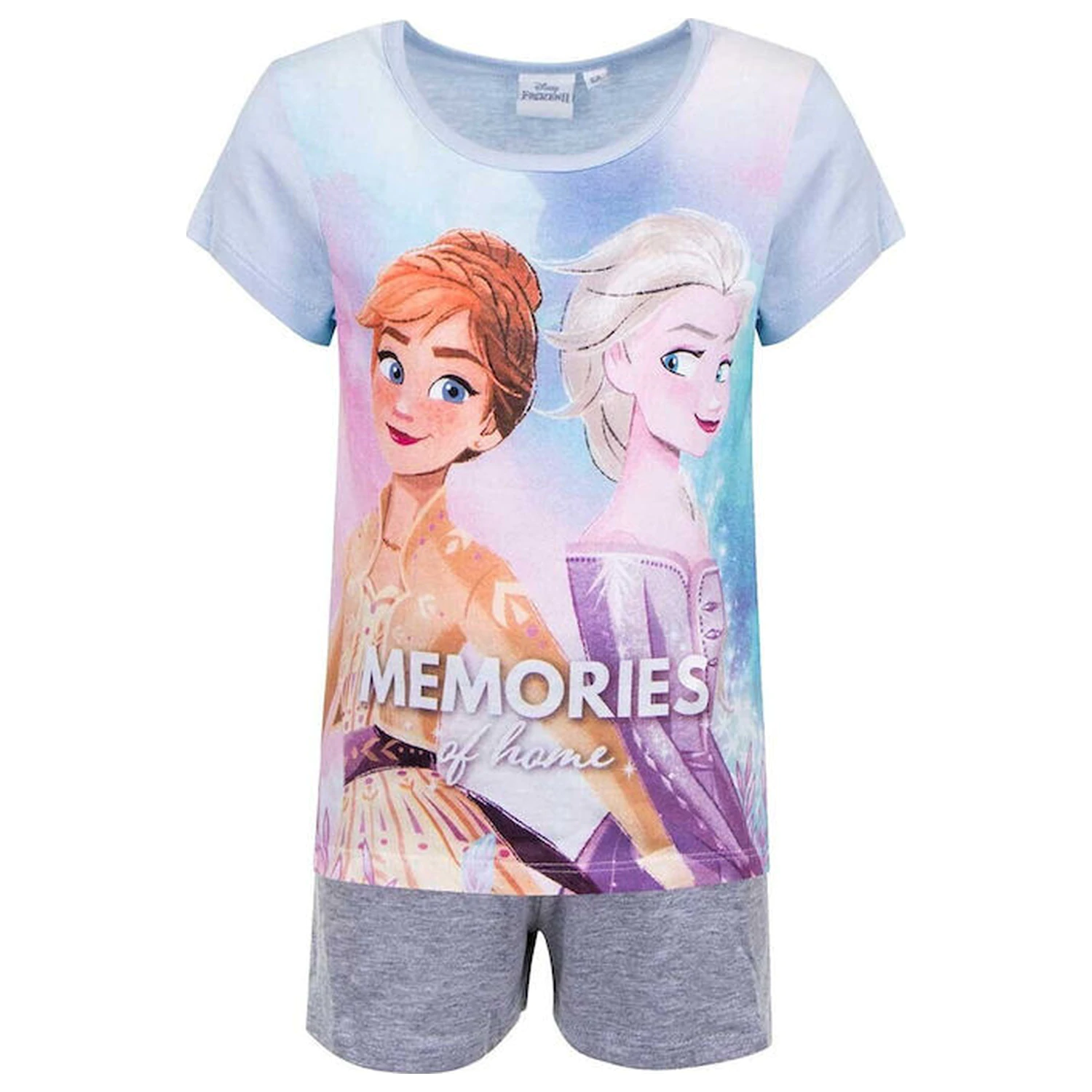 Disney Frozen Memories Kinder kurzer Pyjama Produktfoto
