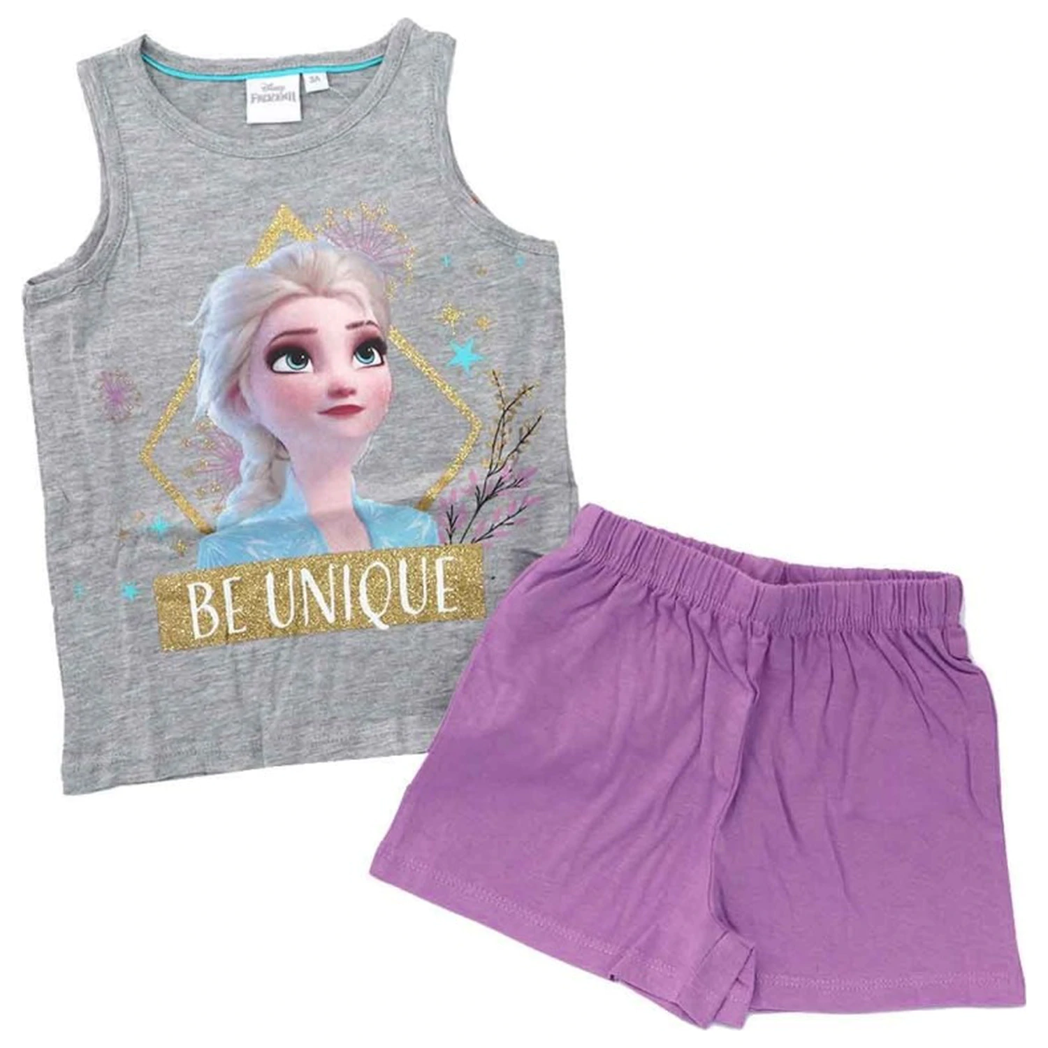 Disney Frozen Be Unique Kinder kurze Pyjamas Produktfoto