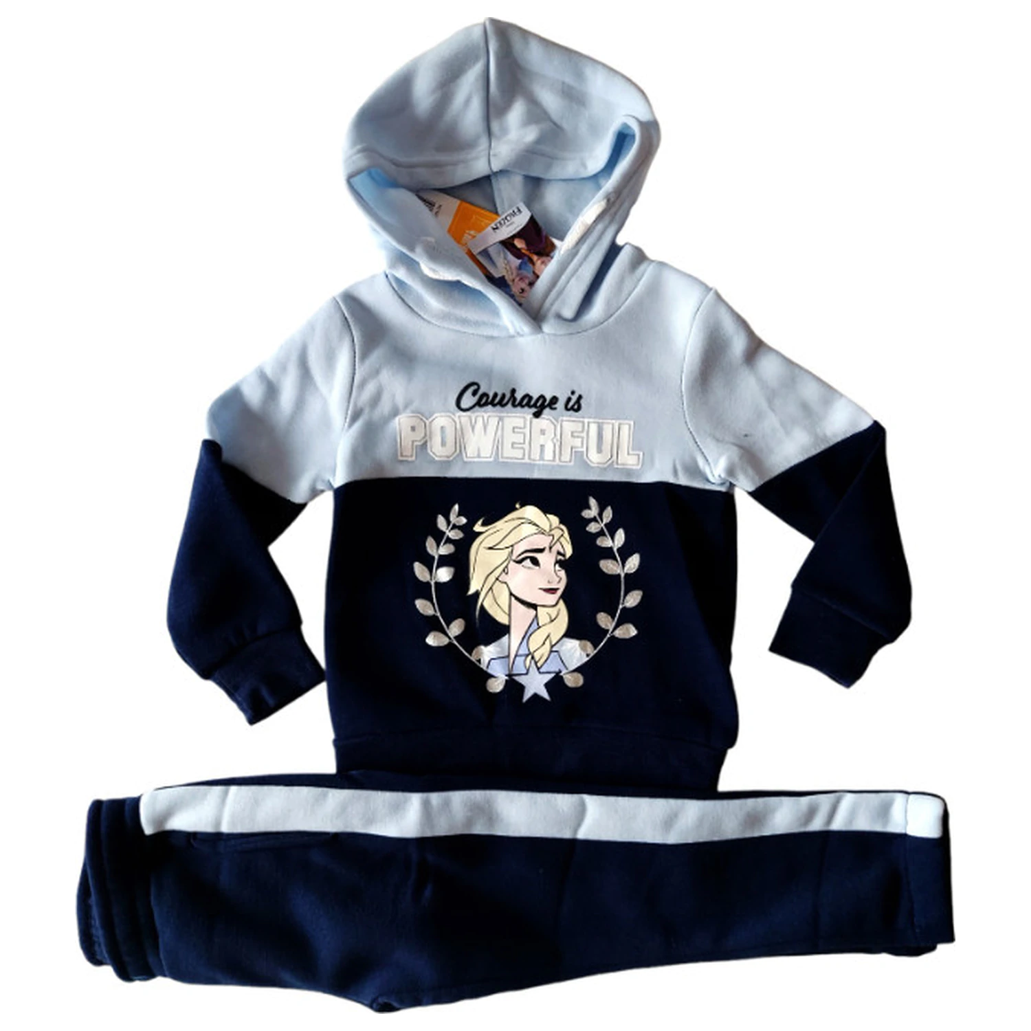 Disney Frozen Powerful Blue Kinder Trainingsanzug, Jogging Set Produktfoto