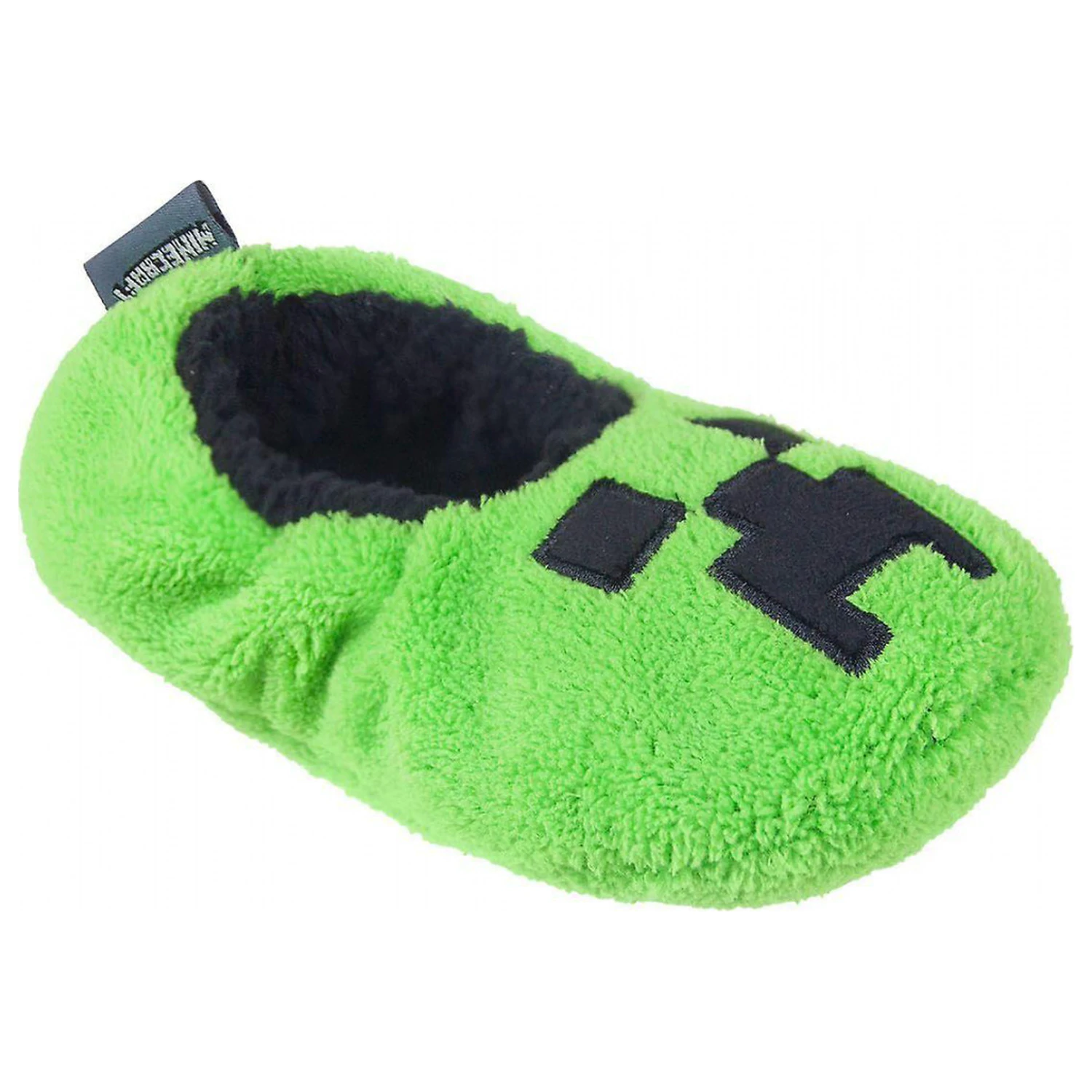 Minecraft Creeper Kinder Winter Hausschuhe Produktfoto