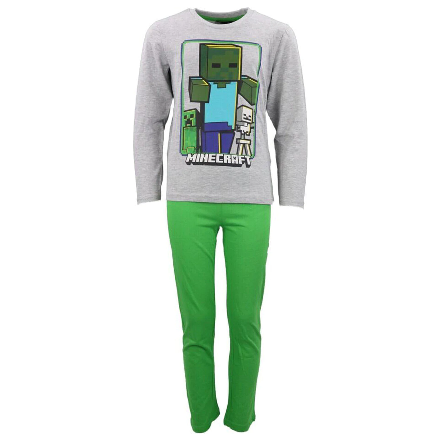 Minecraft Create Kinder Langarm Pyjama Produktfoto