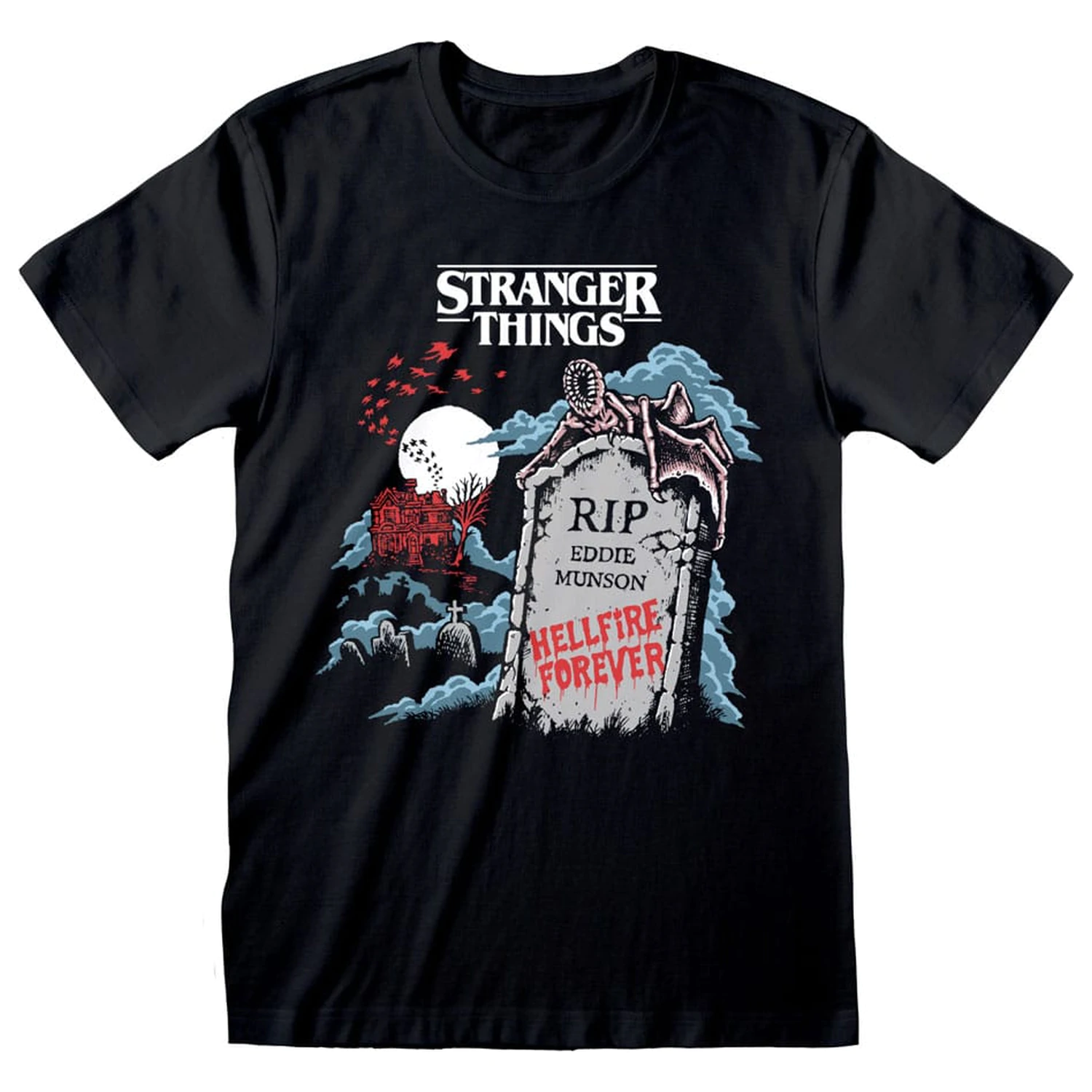 Stranger Things T-Shirt RIP Eddie Produktfoto