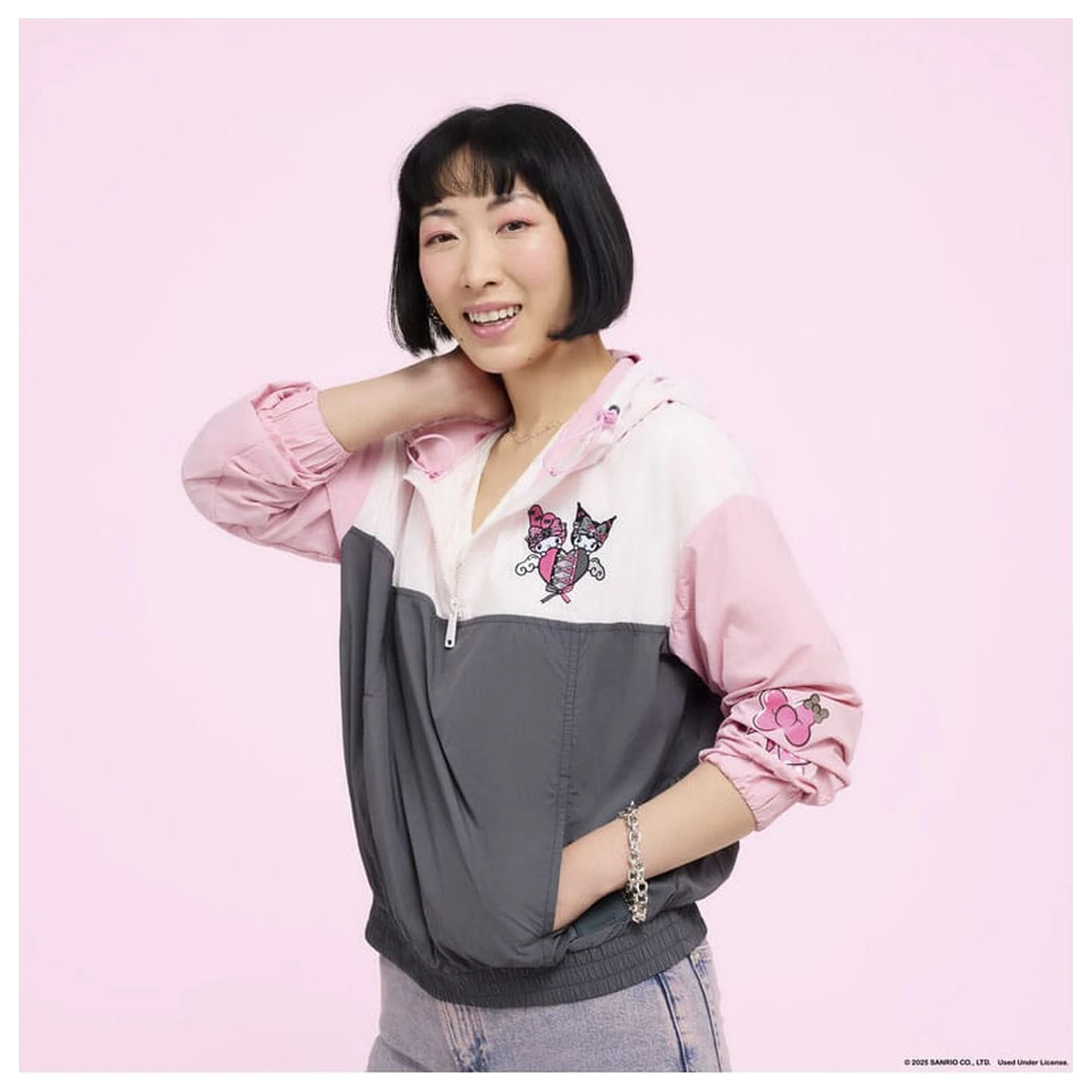 Sanrio by Loungefly Windbreaker Jacke My Melody and Kuromi Produktfoto