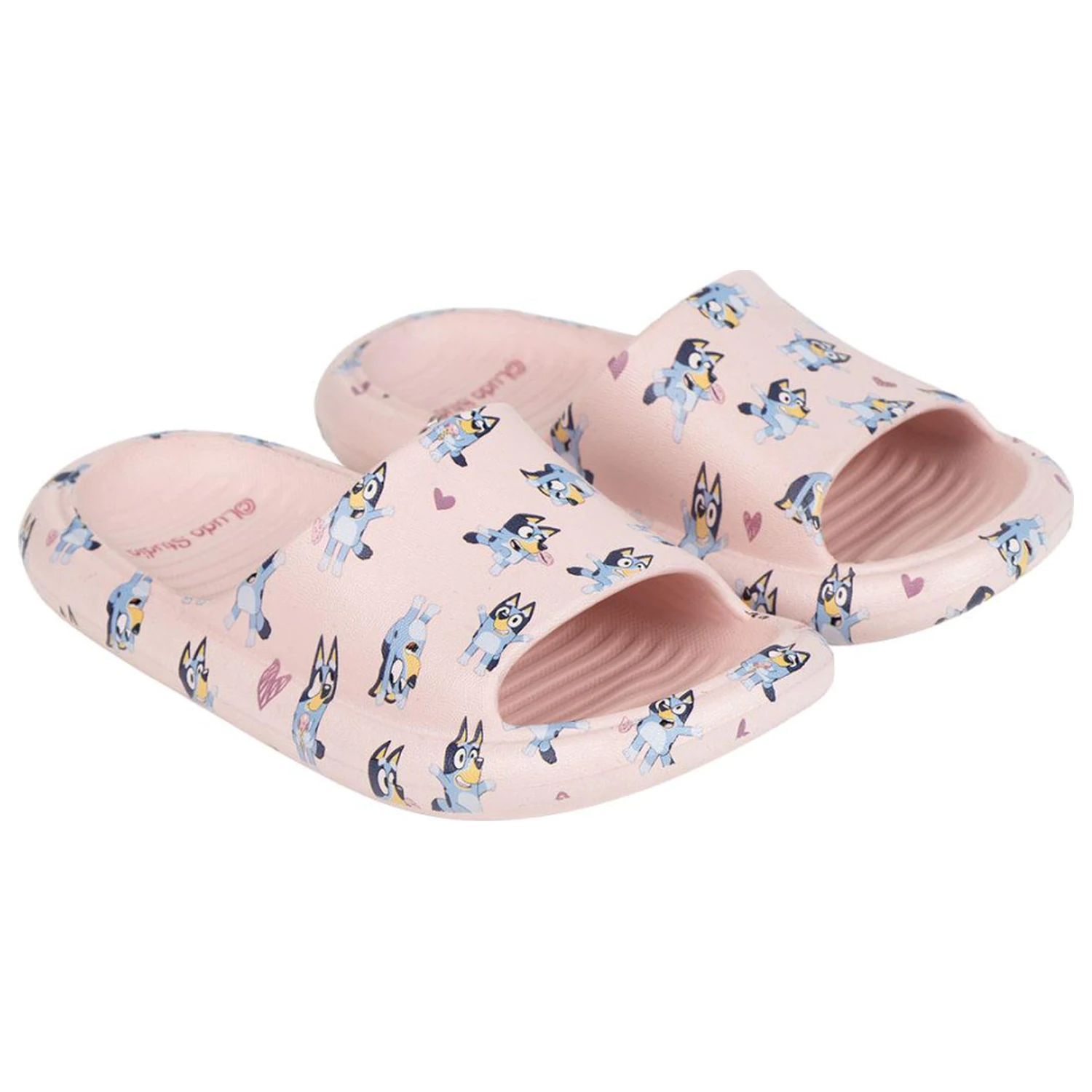 Bluey Pink Hausschuhe Produktfoto