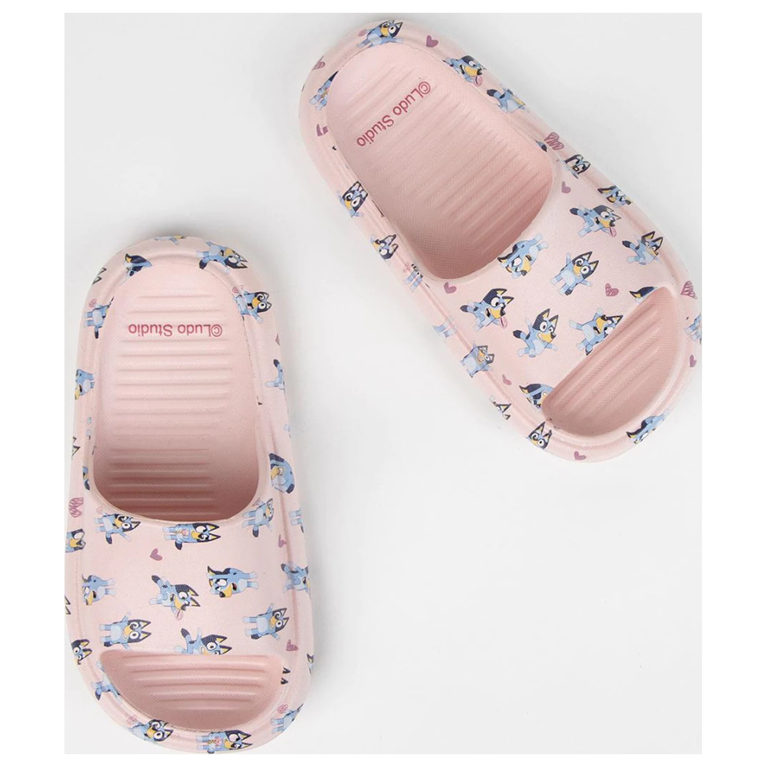 Bluey Pink Hausschuhe Produktfoto