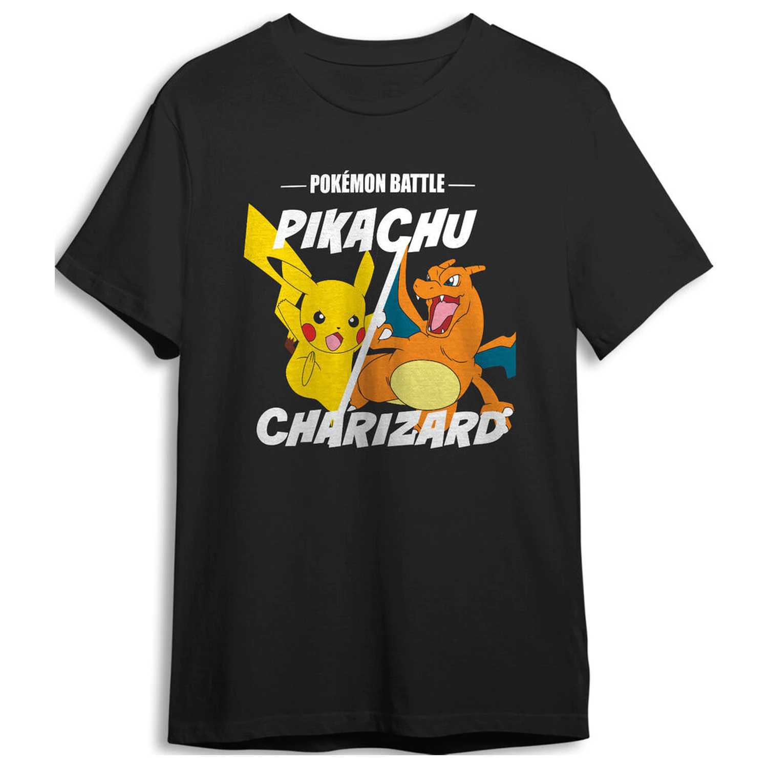 Pokemon Pikachu vs Charizard Kinder T-Shirt Produktfoto